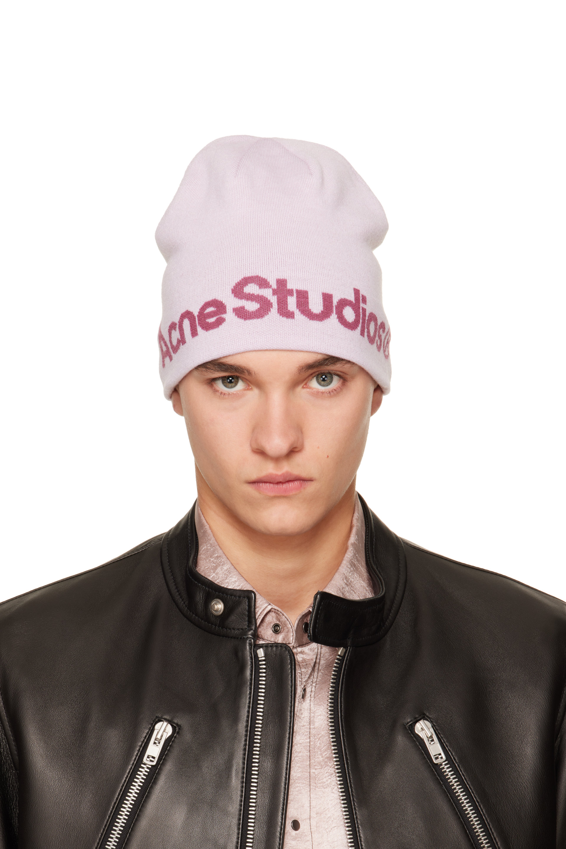 Acne Studios - Pink Wool Knit Beanie