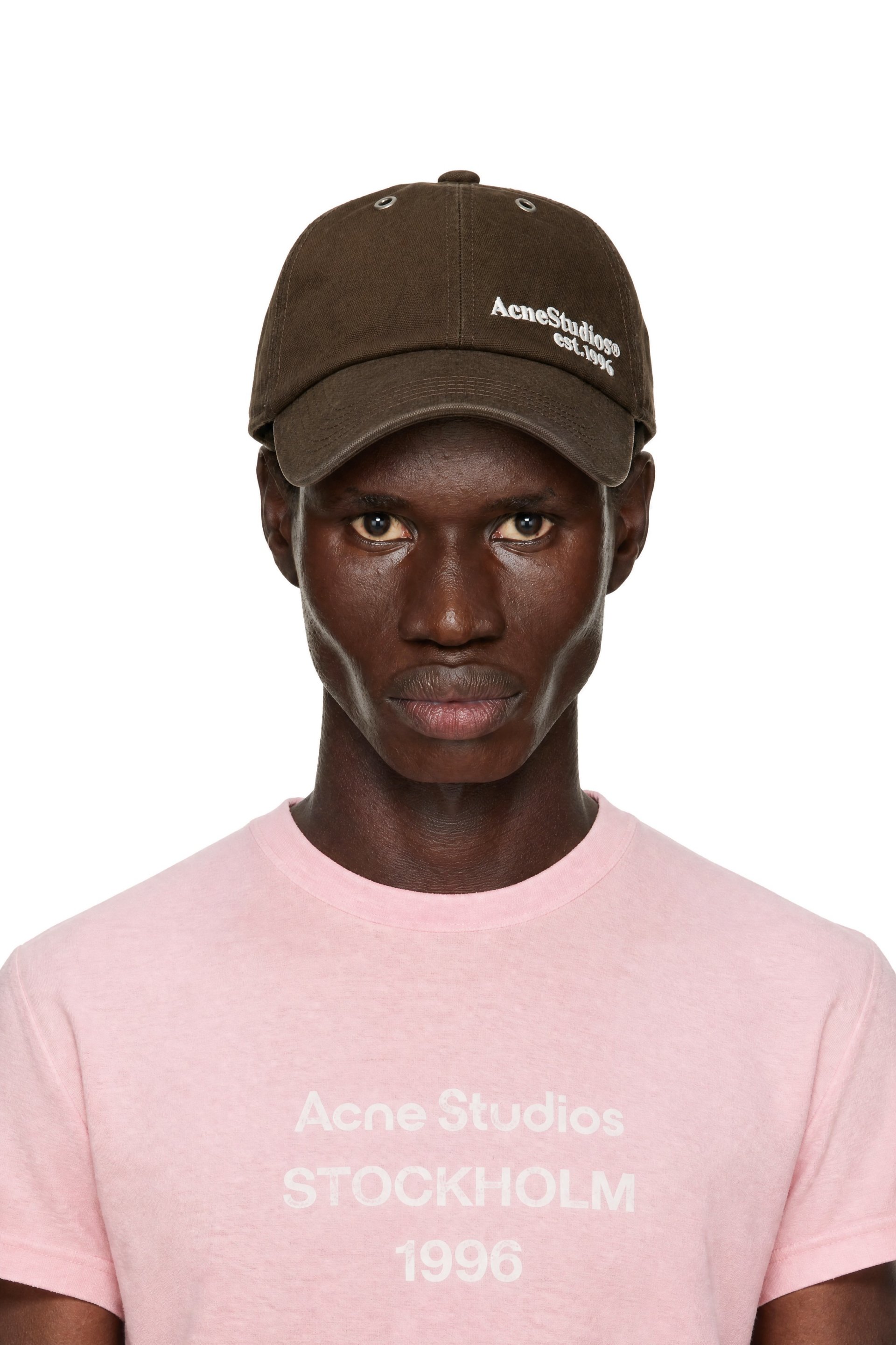 Acne Studios - Brown Waxed Logo Cap