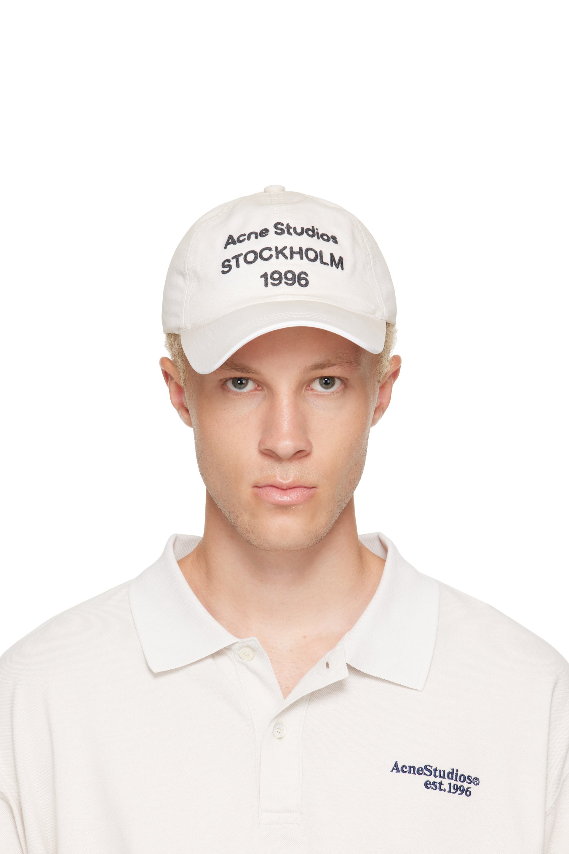 Acne Studios - Off-White '1996' Logo Baseball Cap