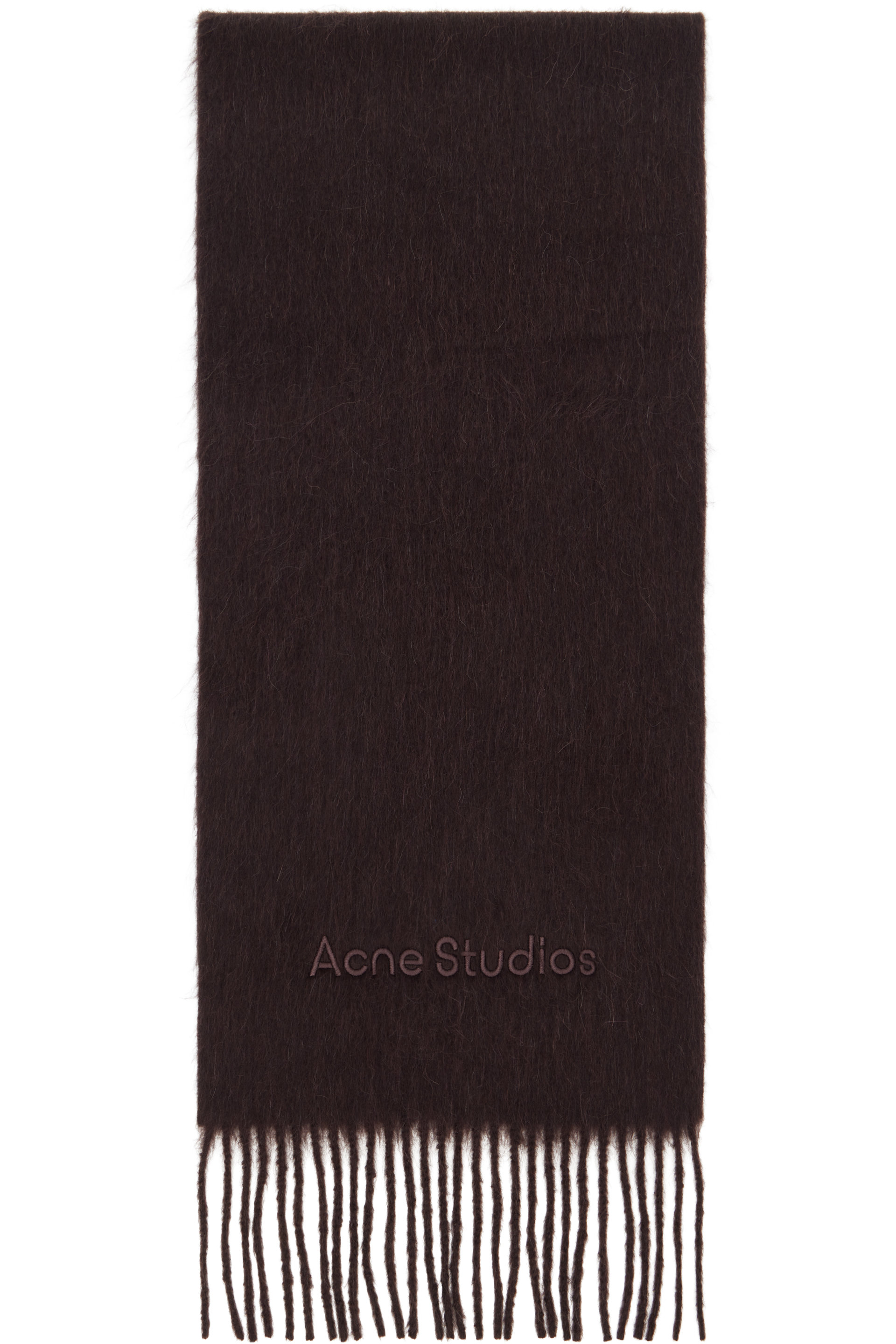 Acne Studios - Beige Fringed Wool Scarf