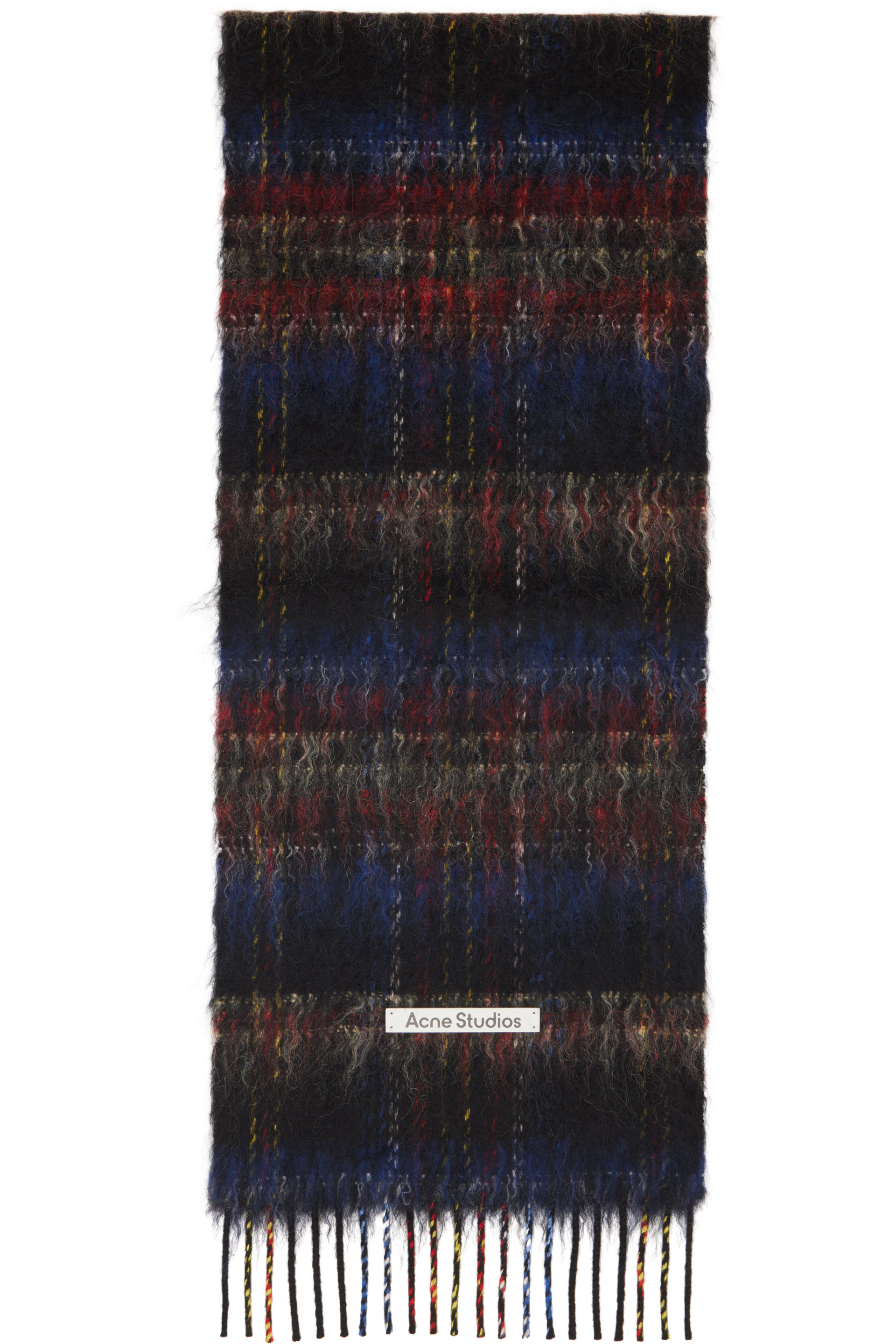 Acne Studios - Multicolor Fringed Mohair Scarf