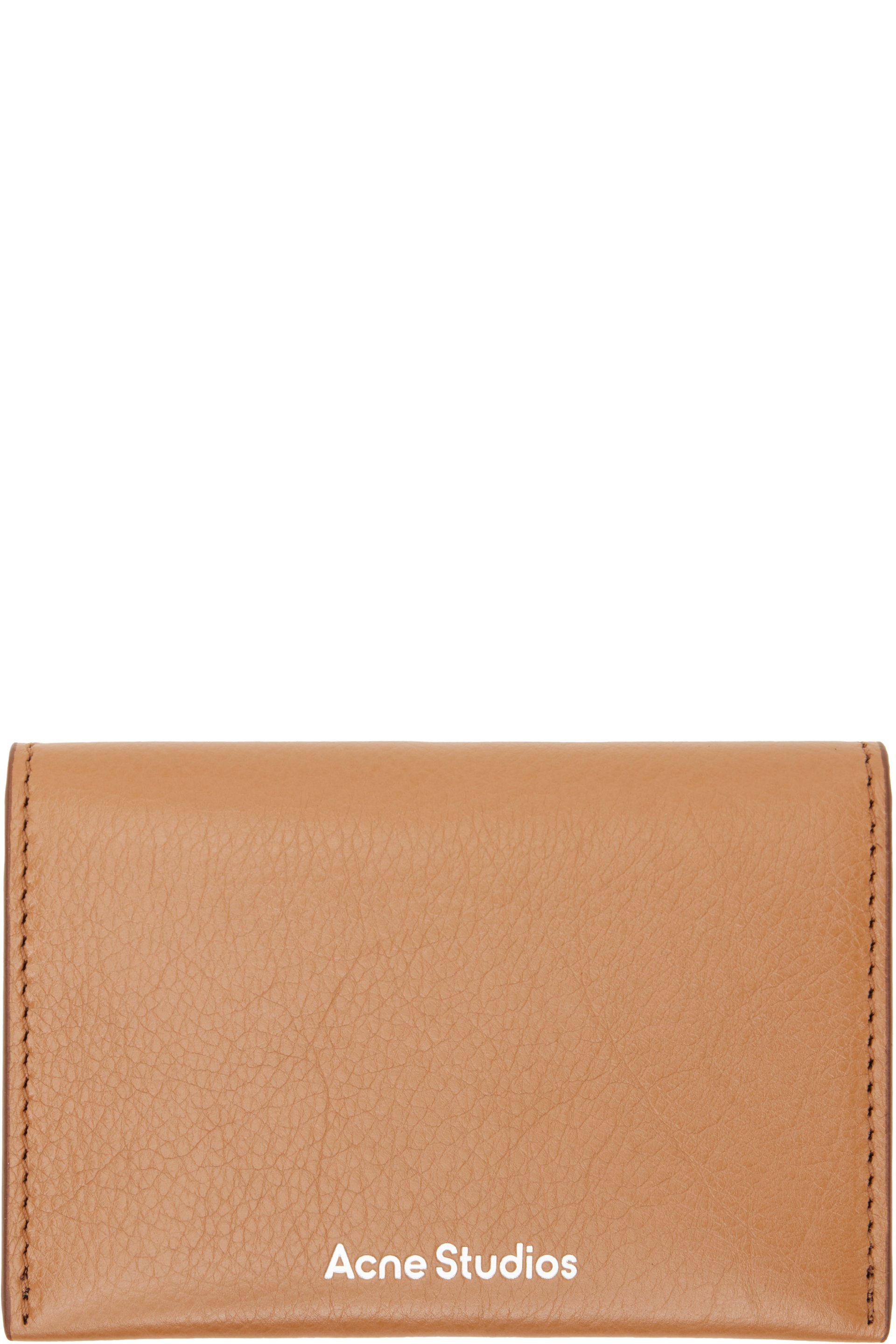 Acne Studios - Brown Folded Leather Wallet