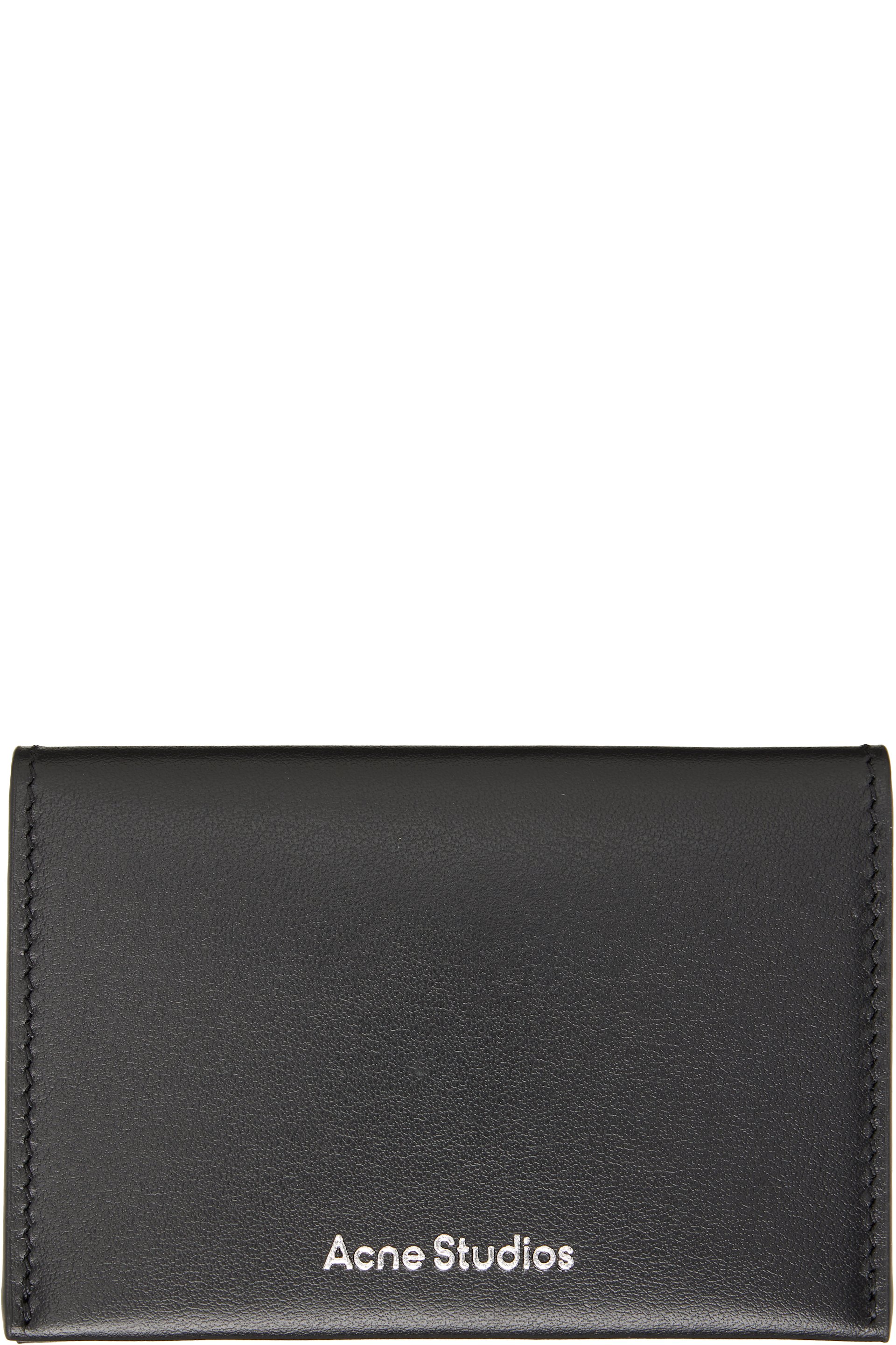 Acne Studios - Black Folded Leather Wallet