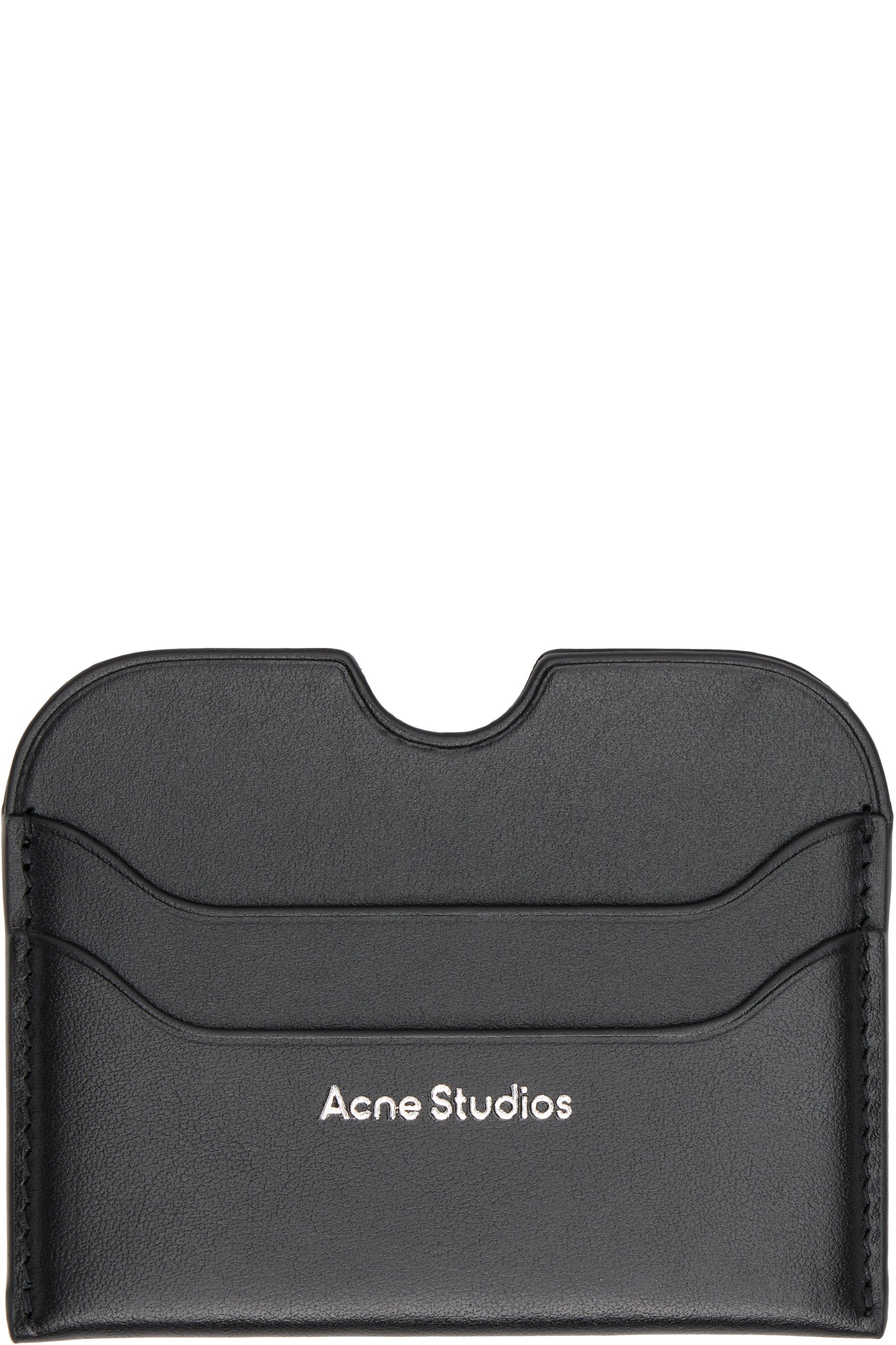 Acne Studios - Black Leather Card Holder