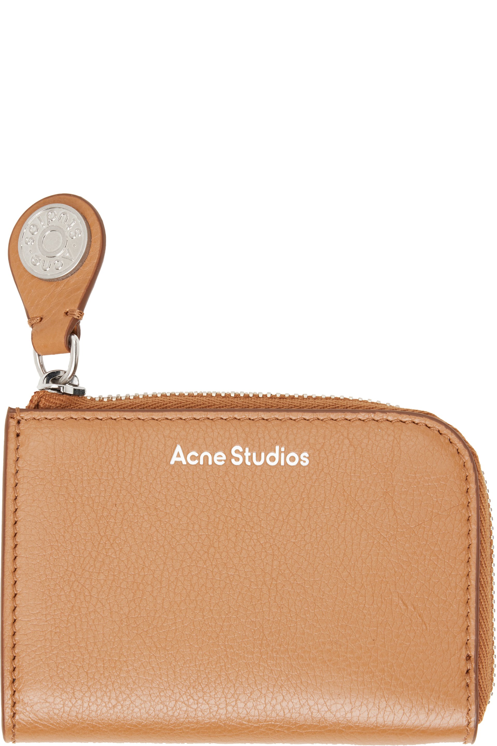 Acne Studios - Brown Compact Zip Wallet