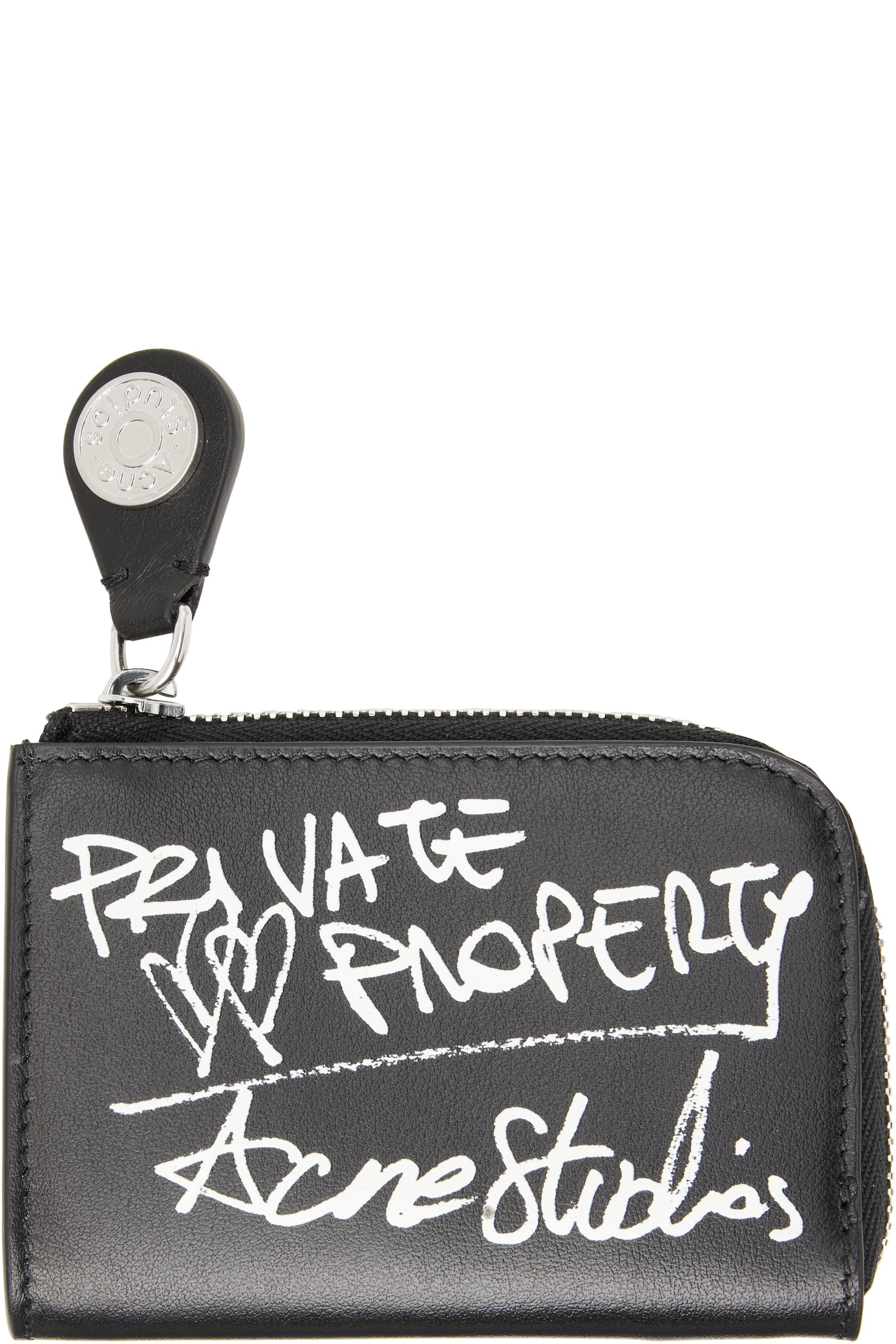 Acne Studios - Black Compact Zip Wallet