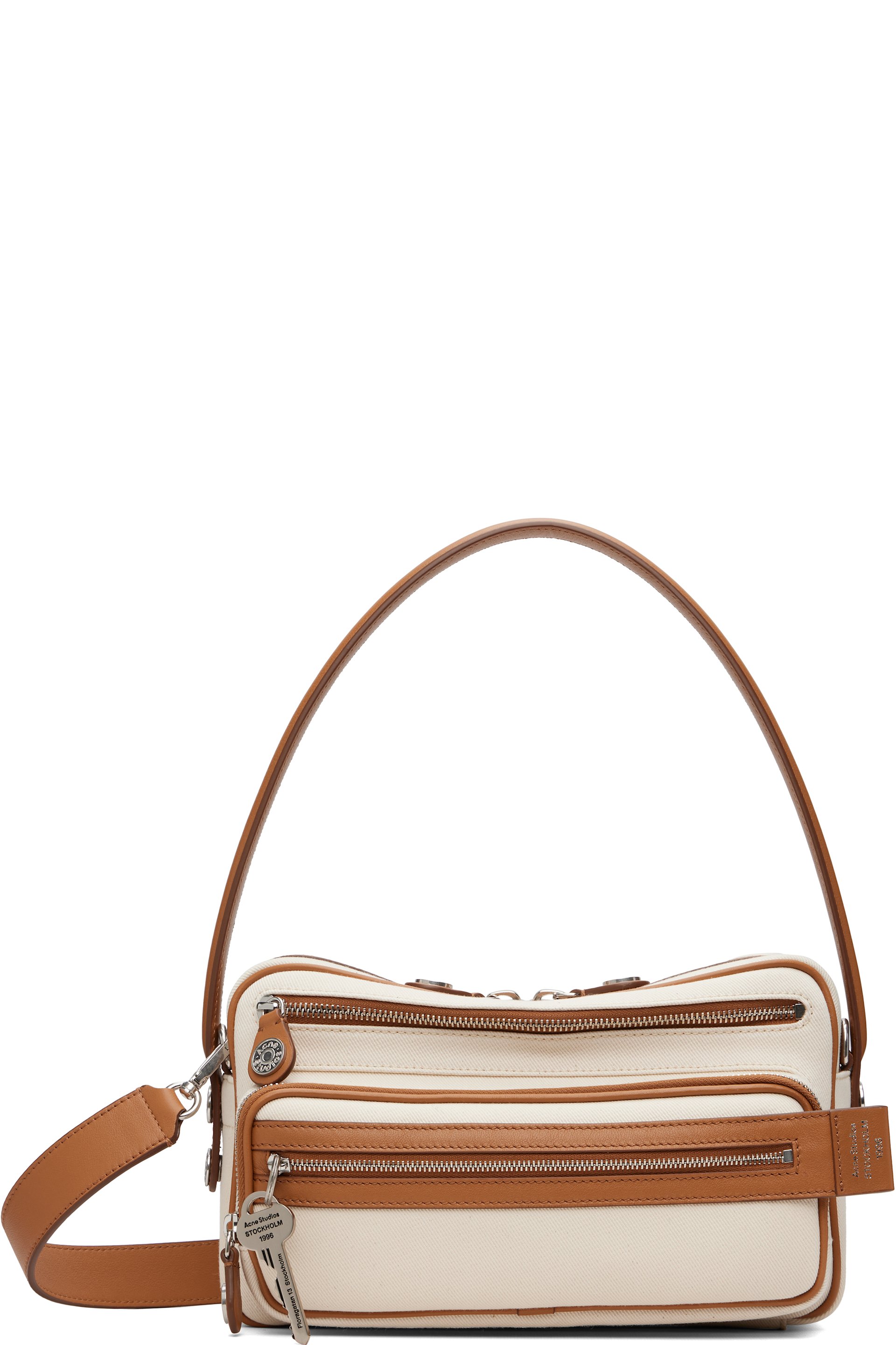 Acne Studios - Beige & Brown Camero Party Canvas Bag