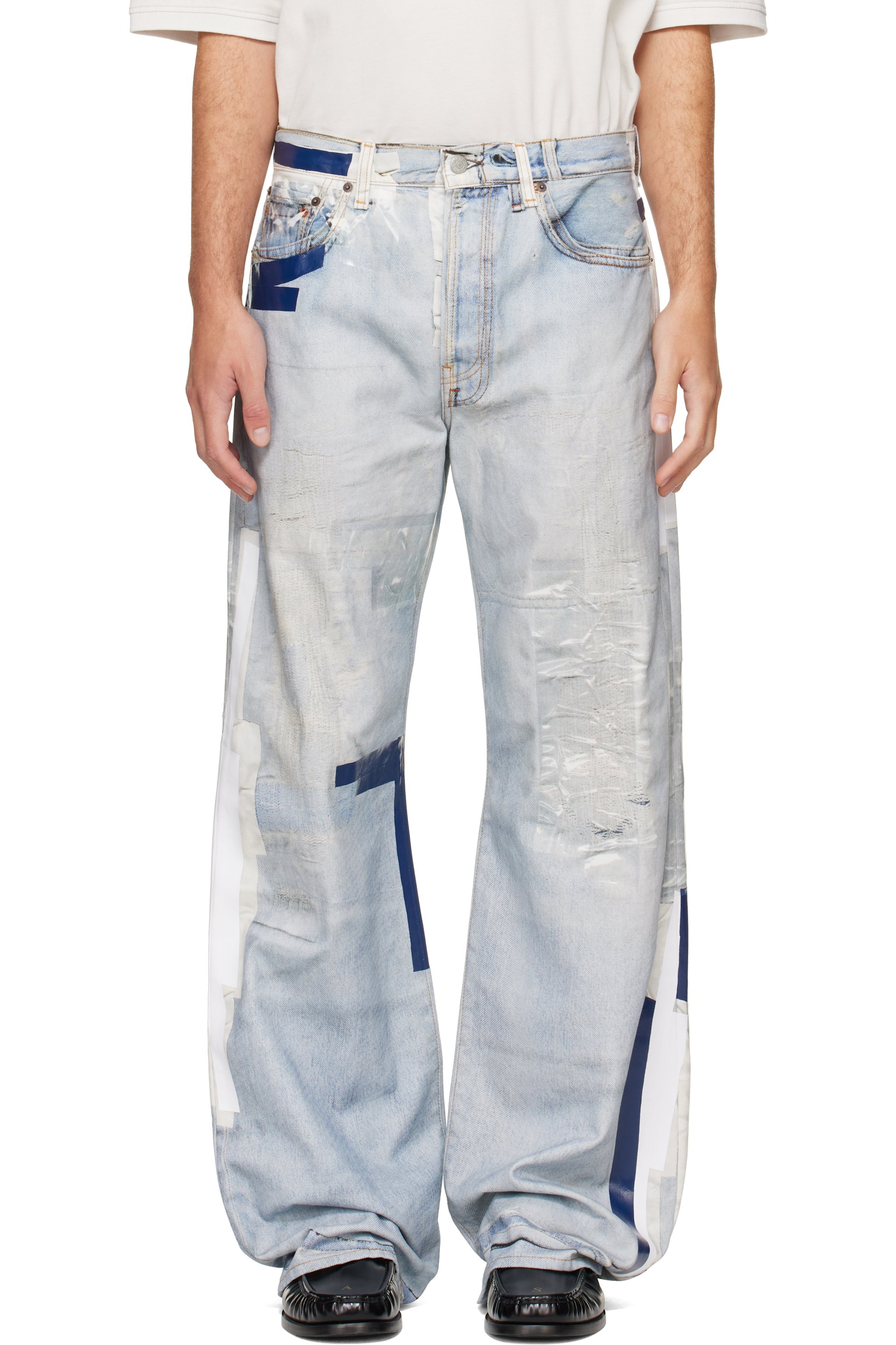 Acne Studios - Blue Trompe-L'oeil Tape 2021M Jeans