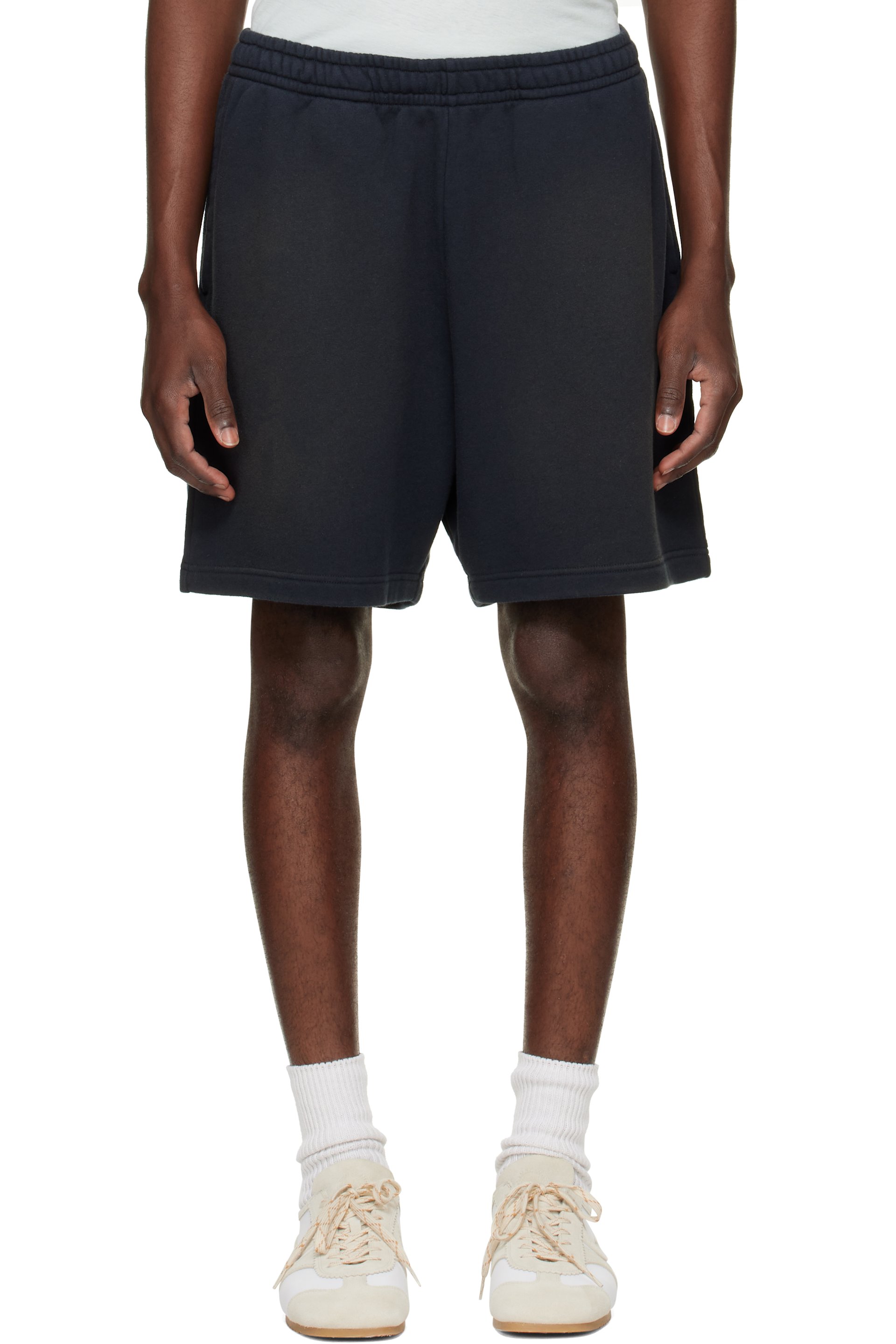 Acne Studios - Black Printed-Logo Shorts