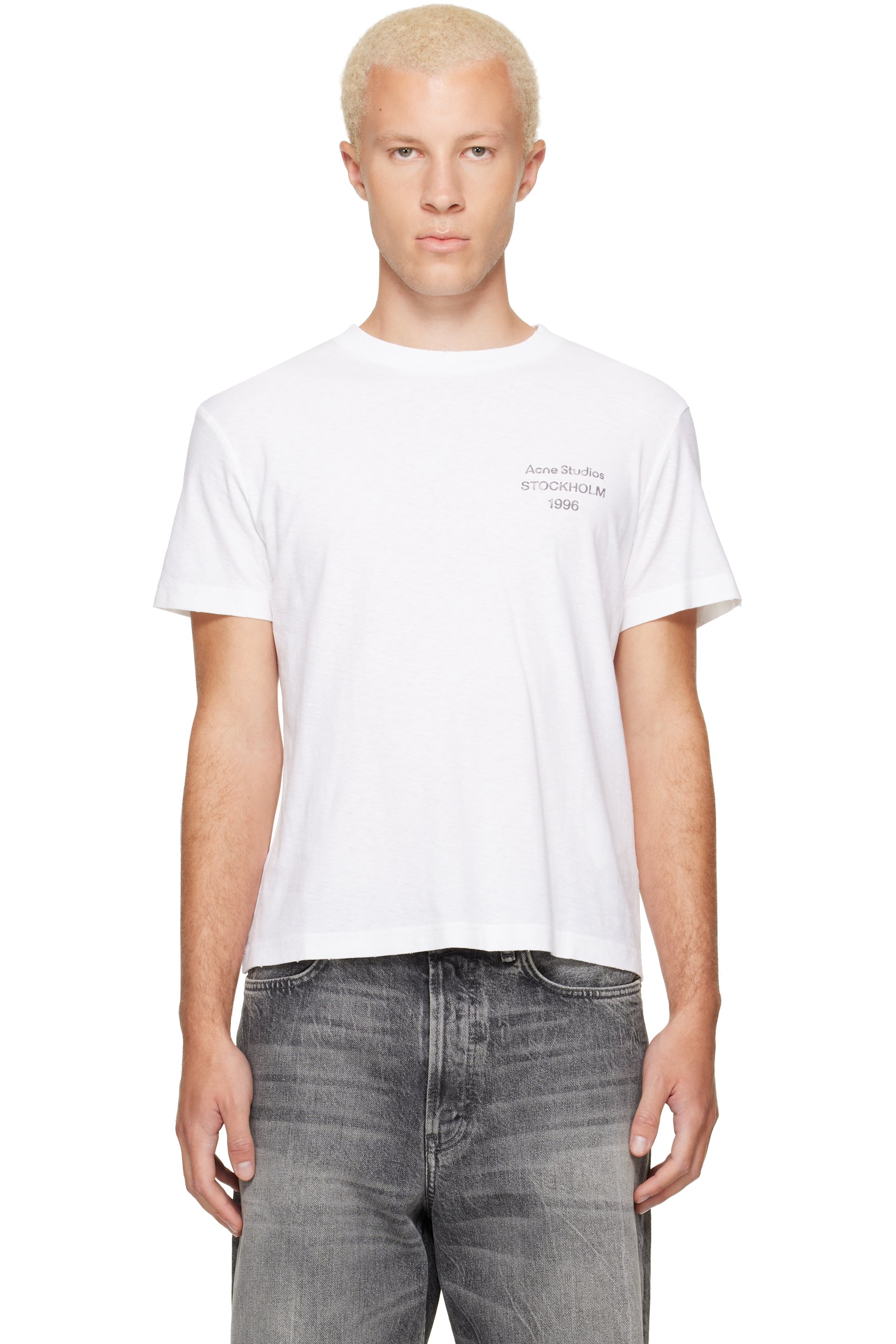 Acne Studios - White '1996' Logo T-shirt