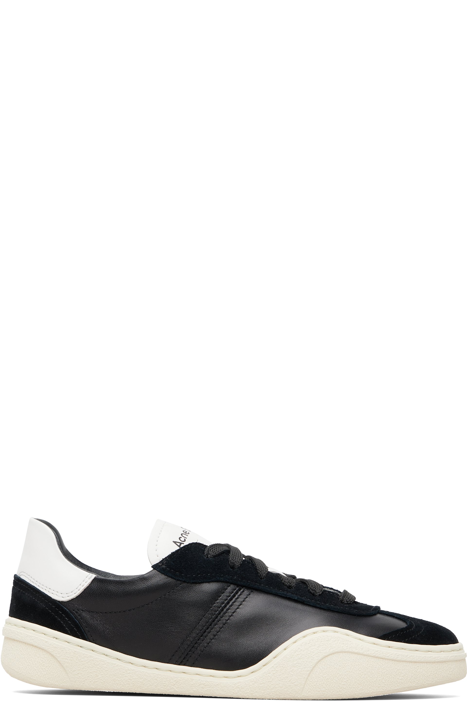 Acne Studios - Black & White Leather Sneakers