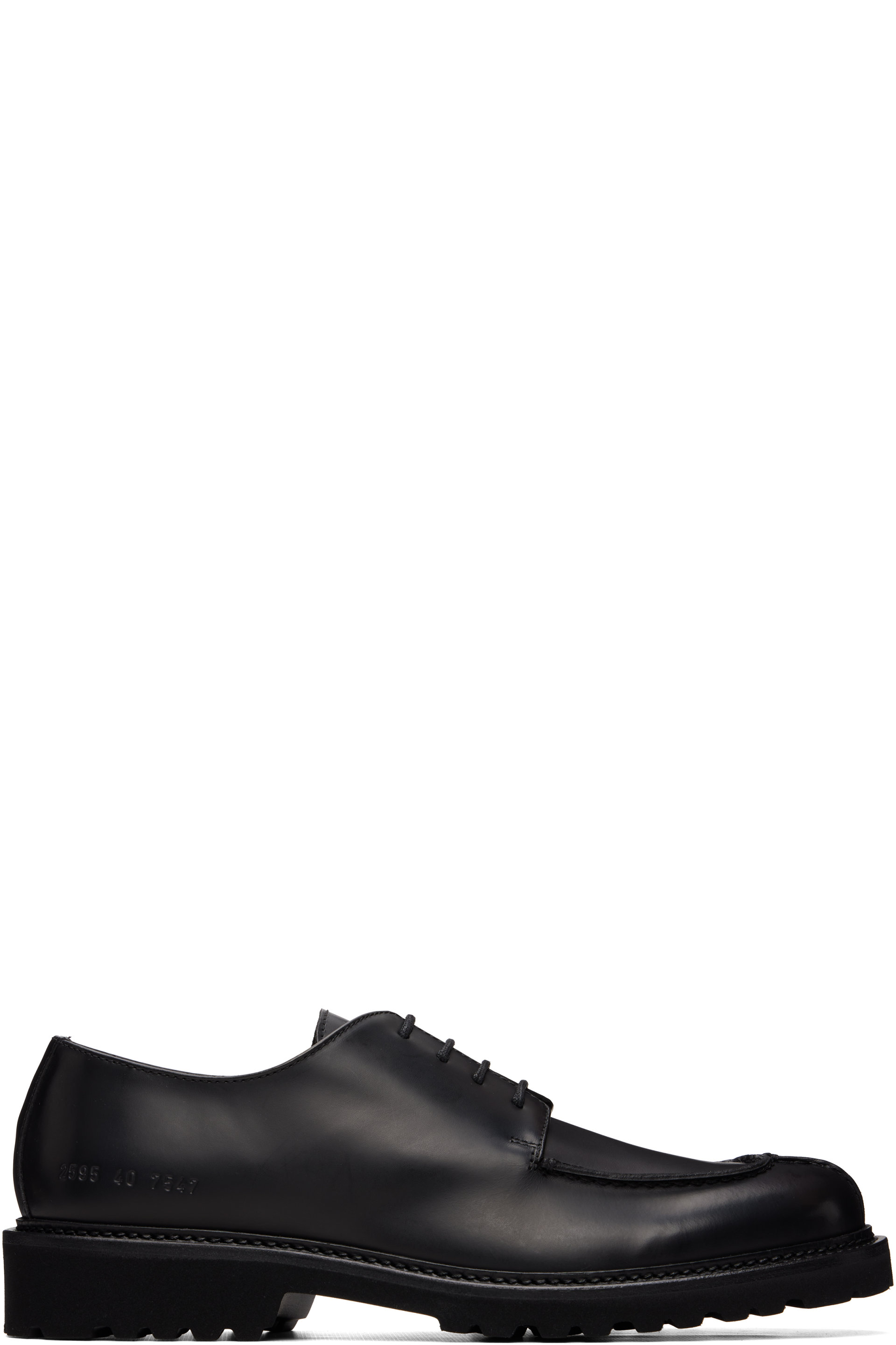 Common Projects - 黑色德比鞋