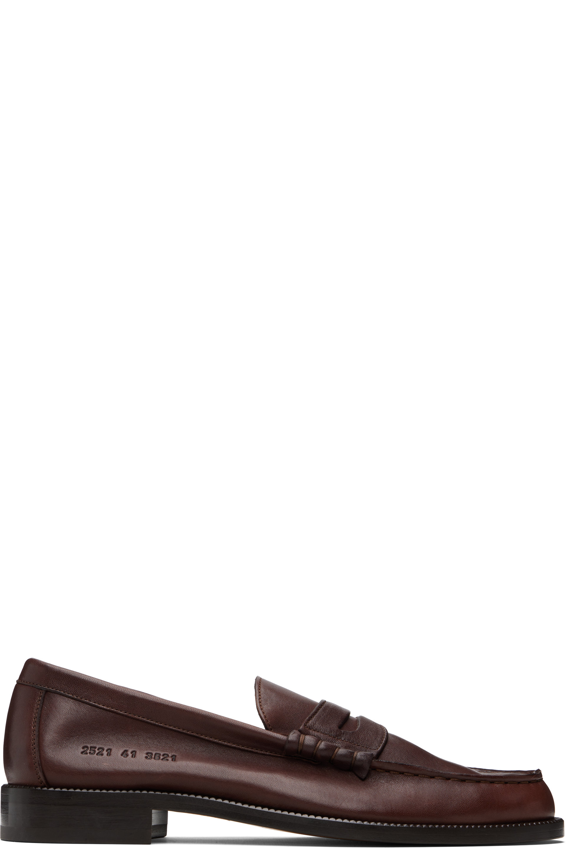 Common Projects - Brown Leather Loafers