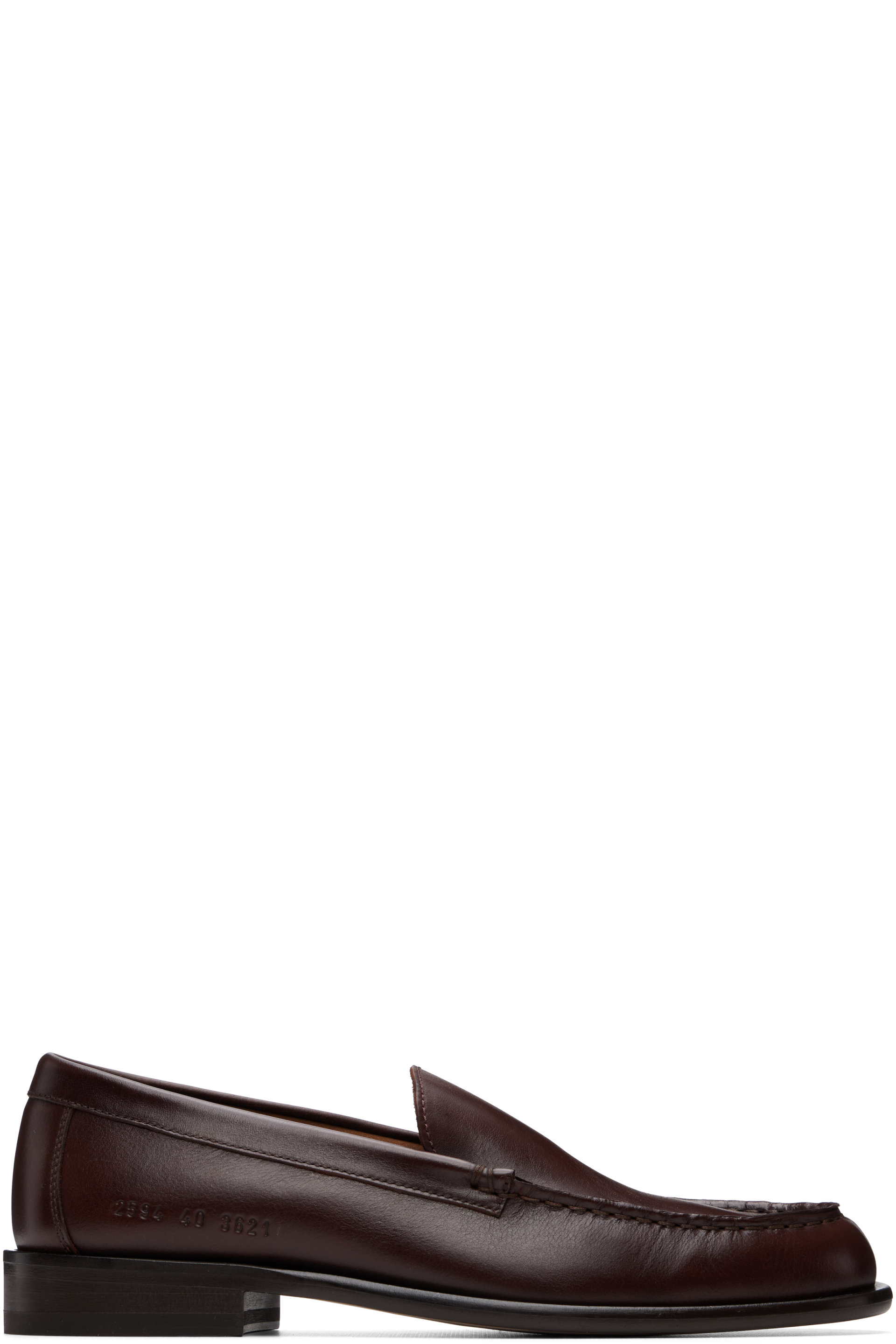 Common Projects - 棕色 Minimal 乐福鞋