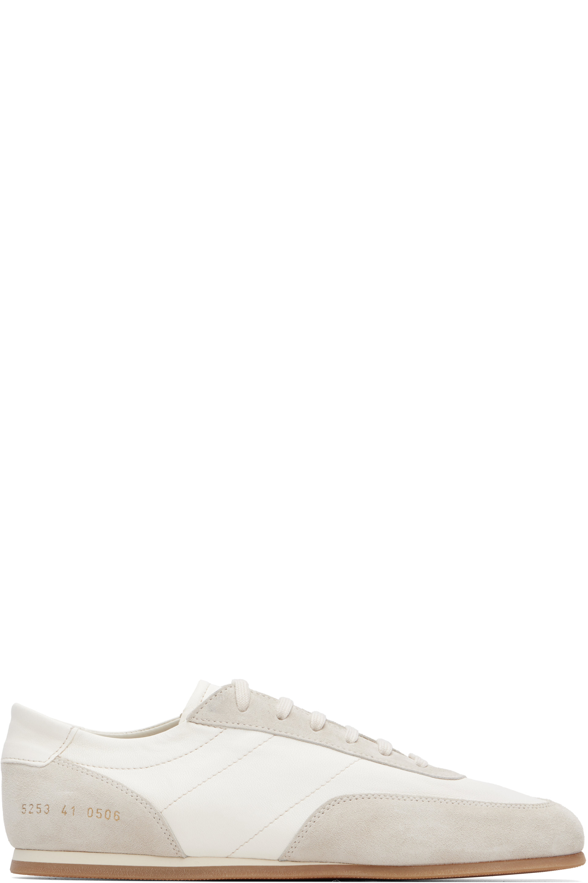 Common Projects - White Minimal Runner Sneakers