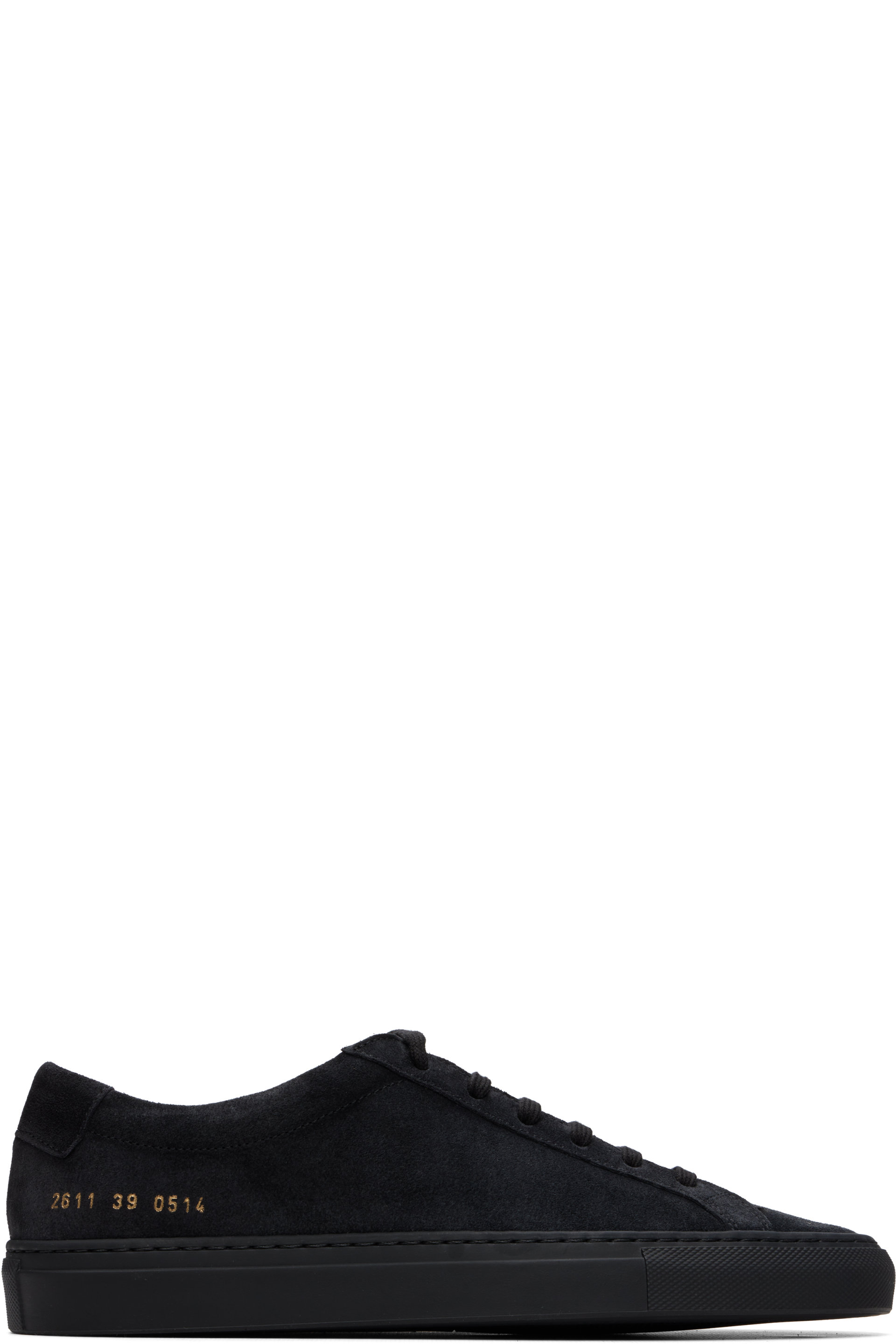 Common Projects - Black Achilles Premium Suede Sneakers