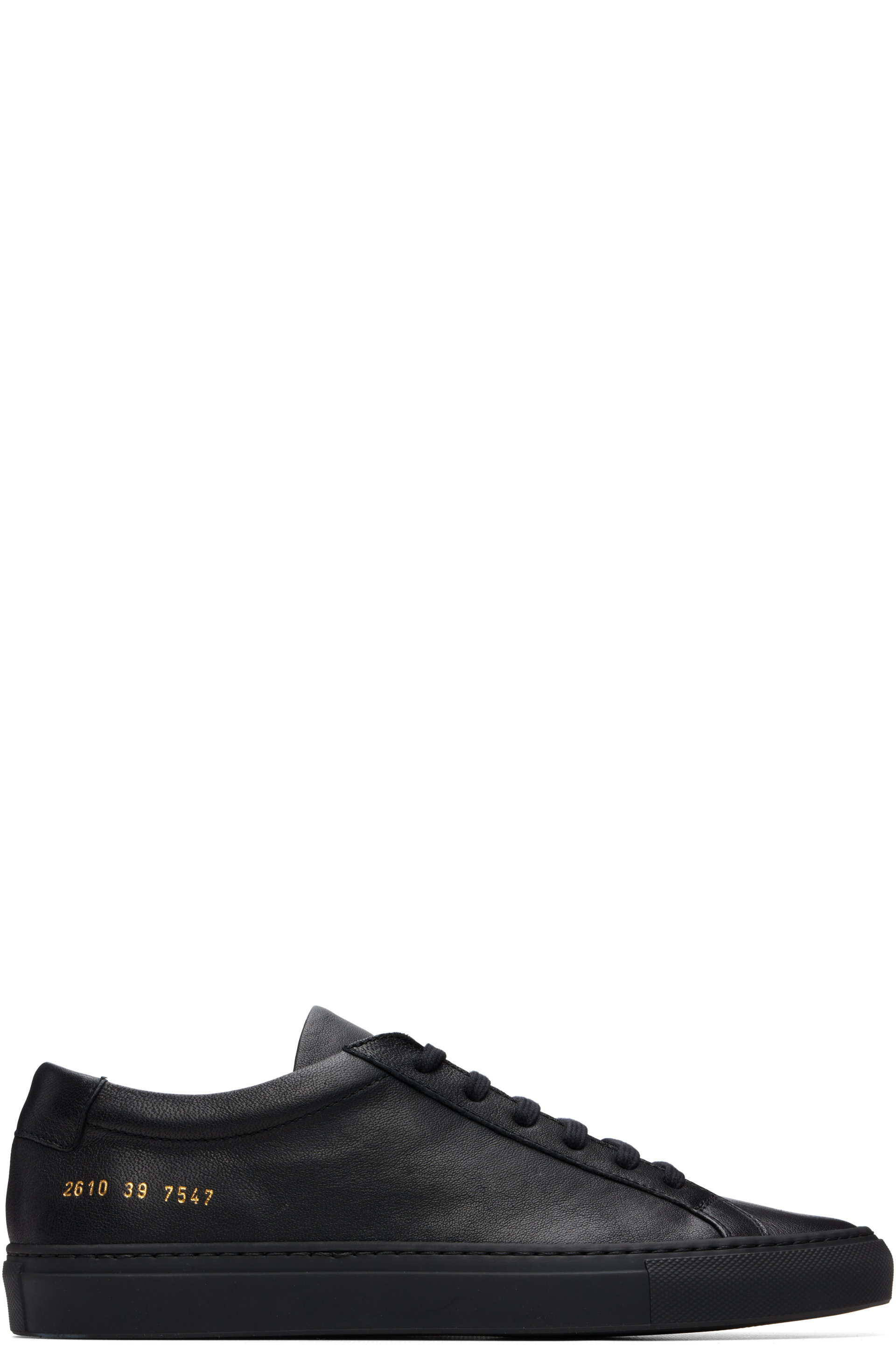 Common Projects - Black Achilles Premium Leather Sneakers
