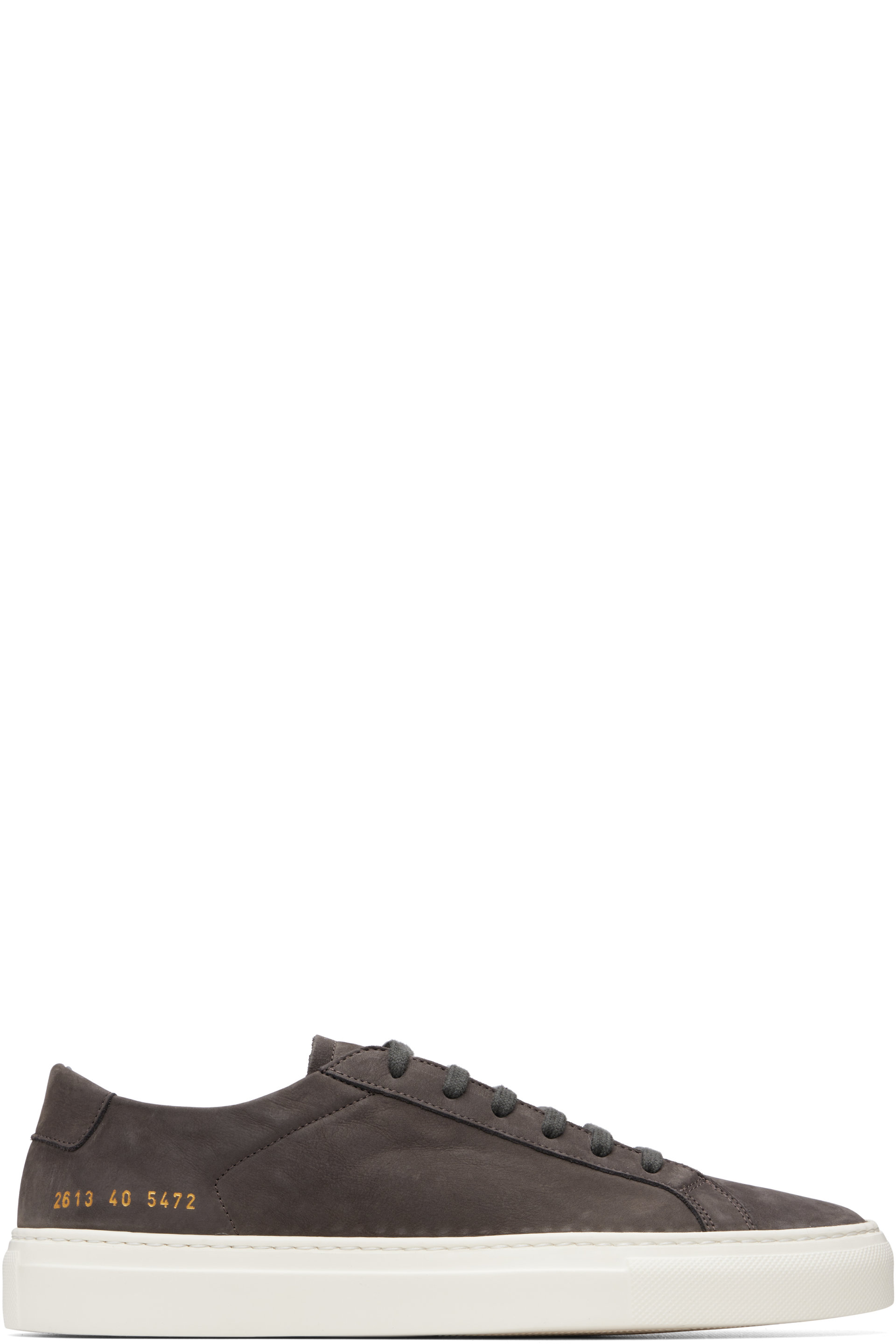 Common Projects - Baskets Achilles grises en nubuck