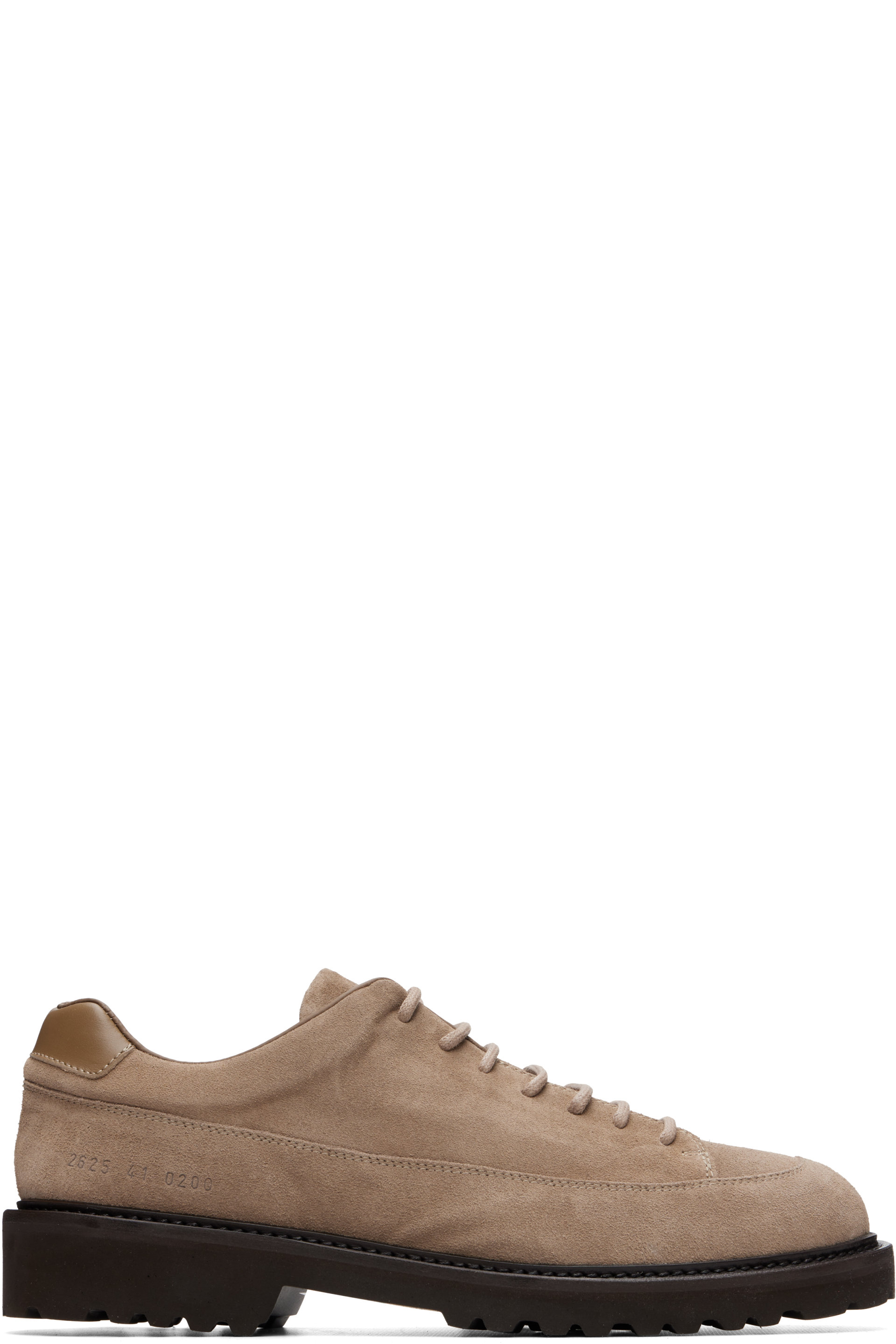 Common Projects - Taupe Hiker Low Piuma Boots