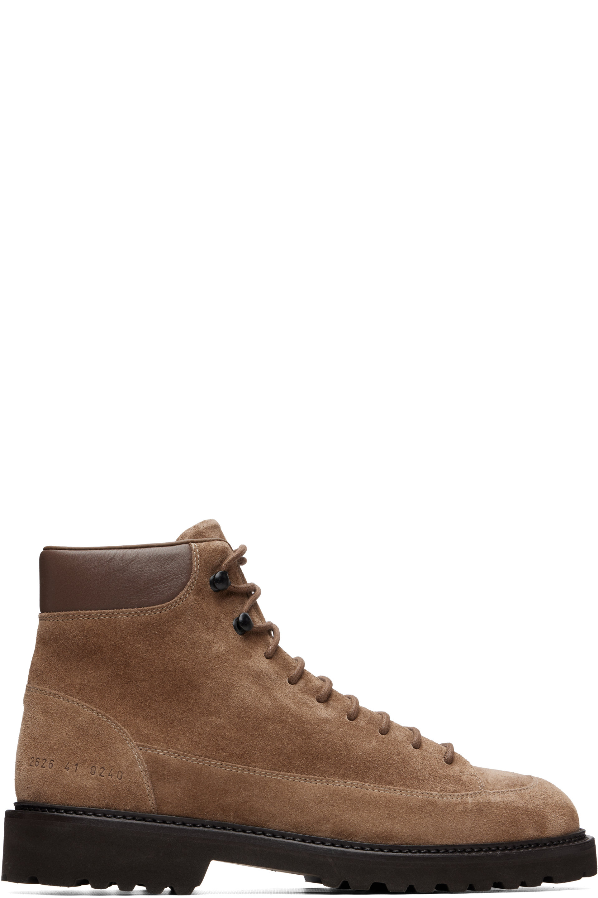 Common Projects - 灰褐色 Suede Hiker 踝靴