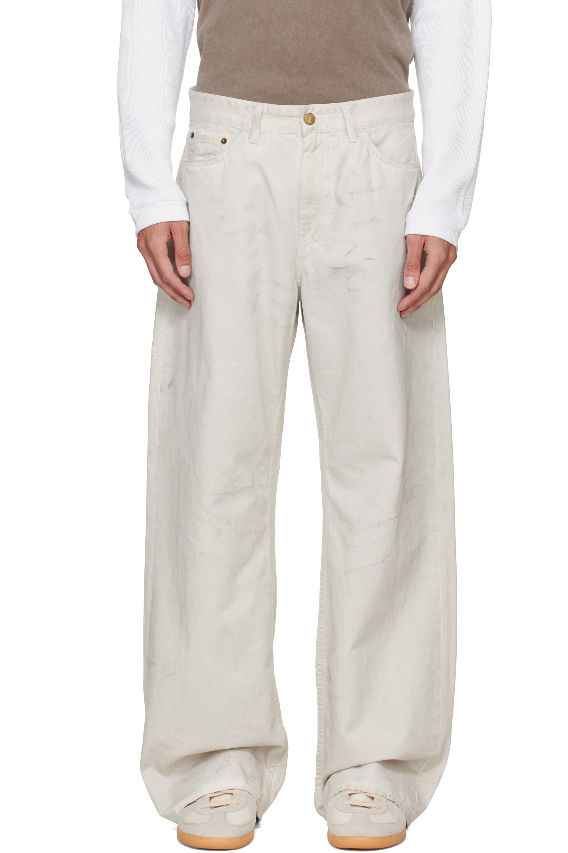 Stockholm (Surfboard) Club - Off-White Chino Trousers