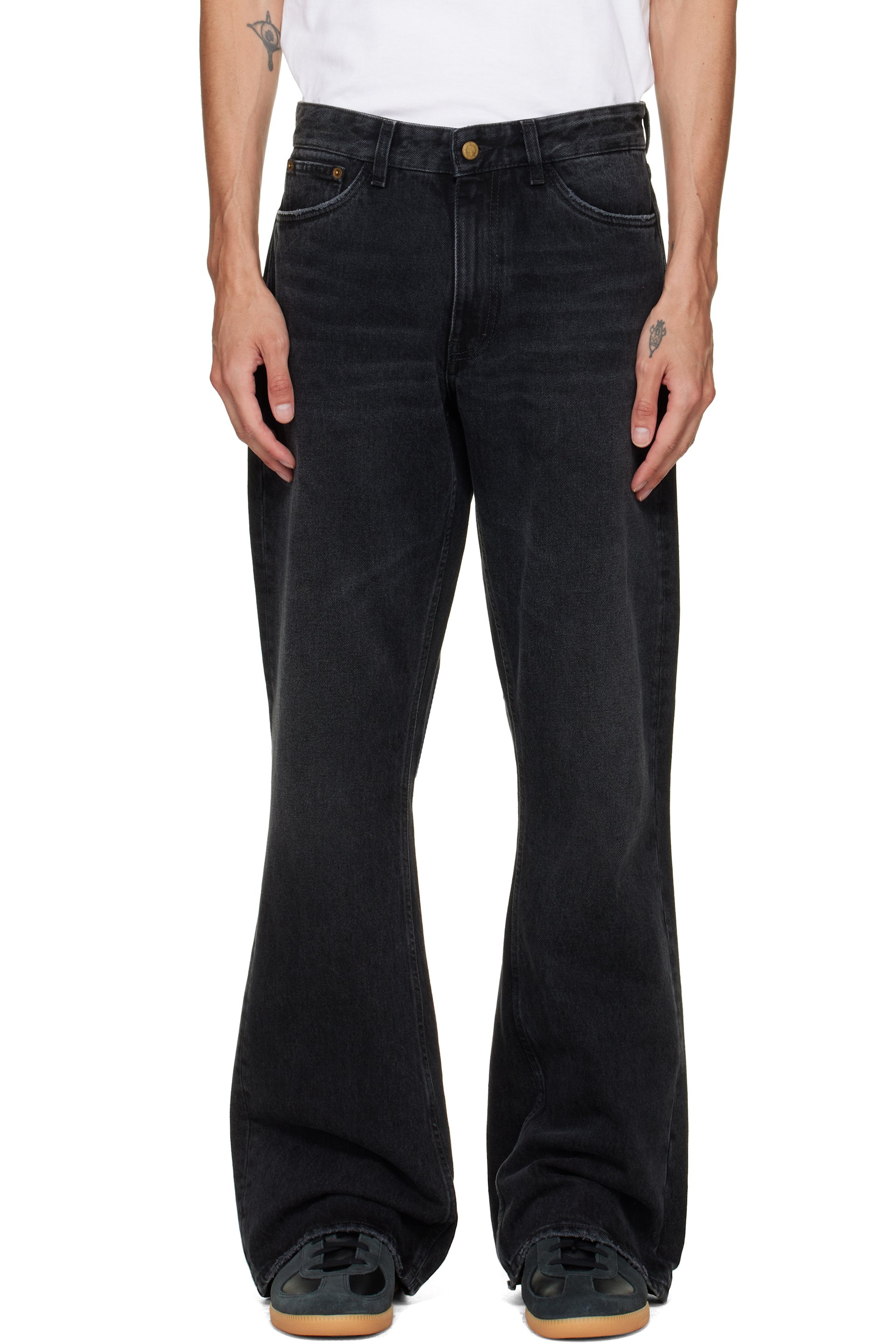 Stockholm (Surfboard) Club - Black Bootcut Jeans