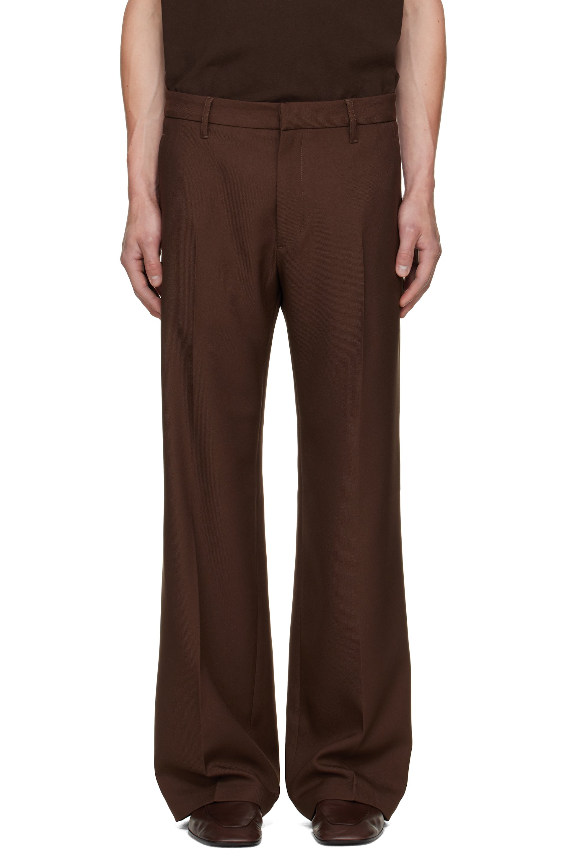 Stockholm (Surfboard) Club - 棕色 Tailored Bootcut 长裤