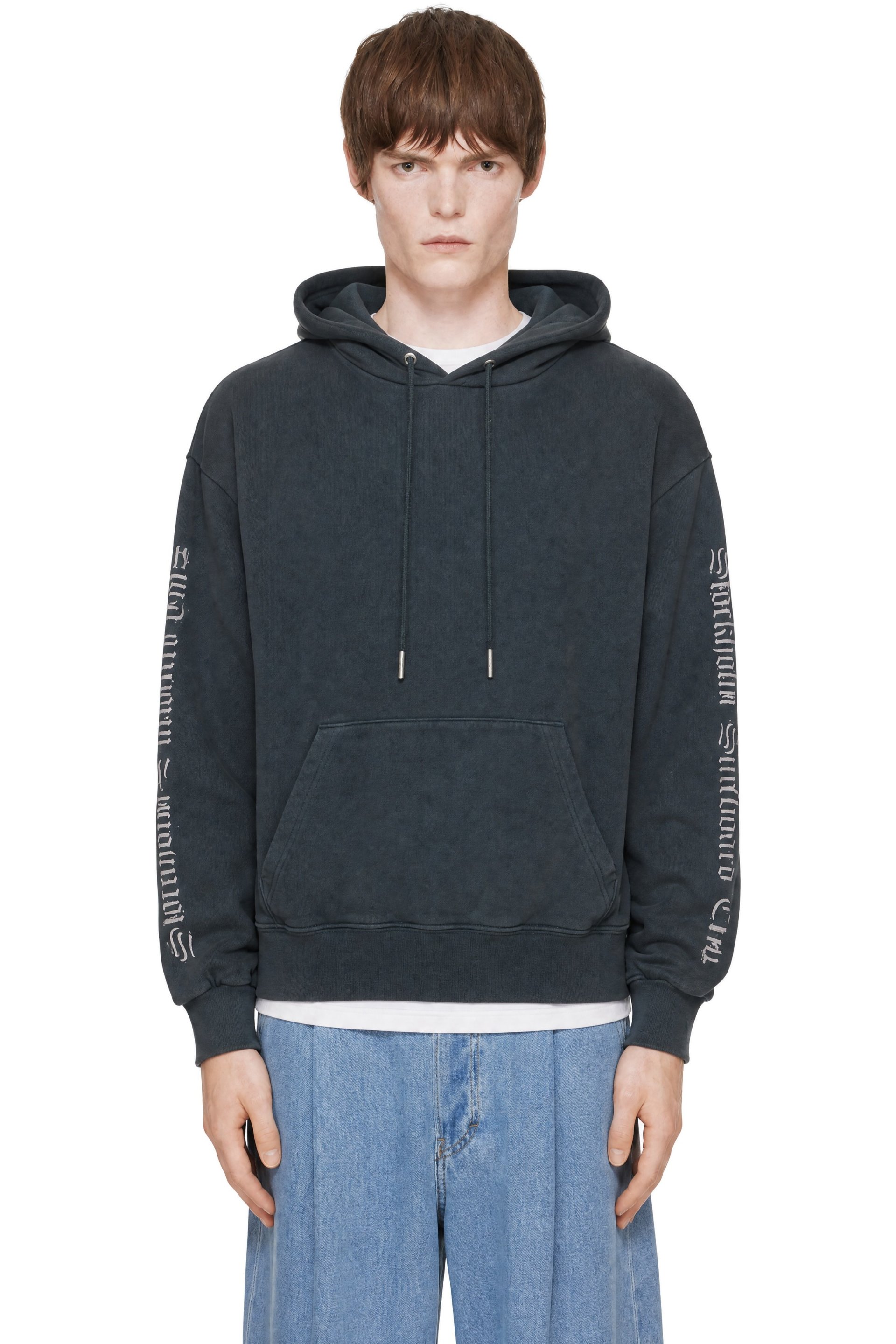 Stockholm (Surfboard) Club - Black Printed Hoodie