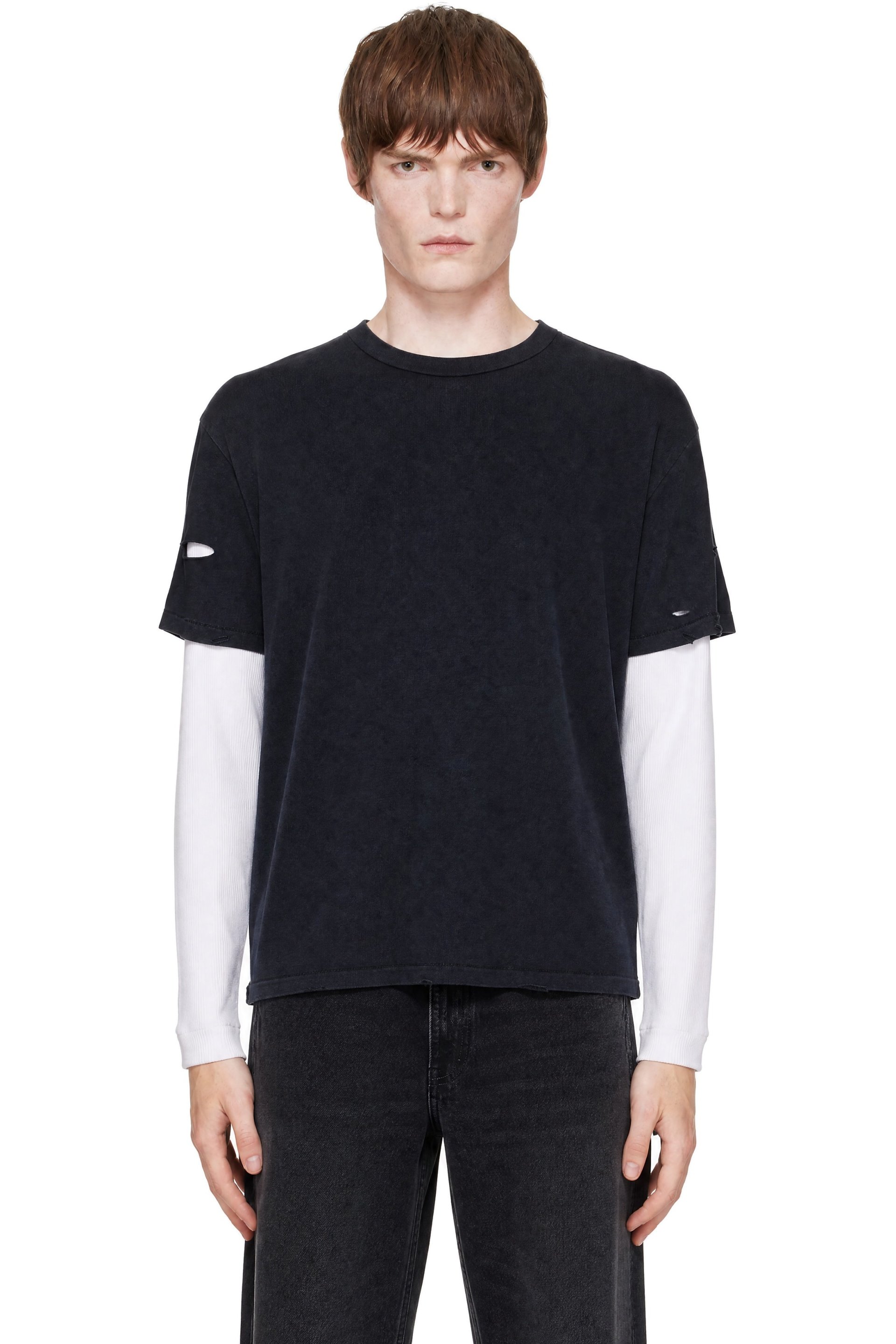 Stockholm (Surfboard) Club - Black Back Logo Layered T-shirt