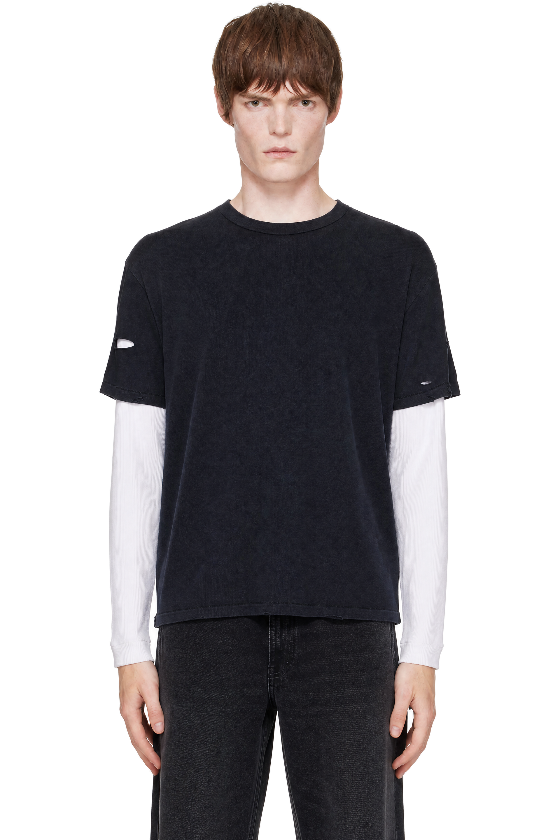 Stockholm (Surfboard) Club - Black Back Logo Layered T-shirt