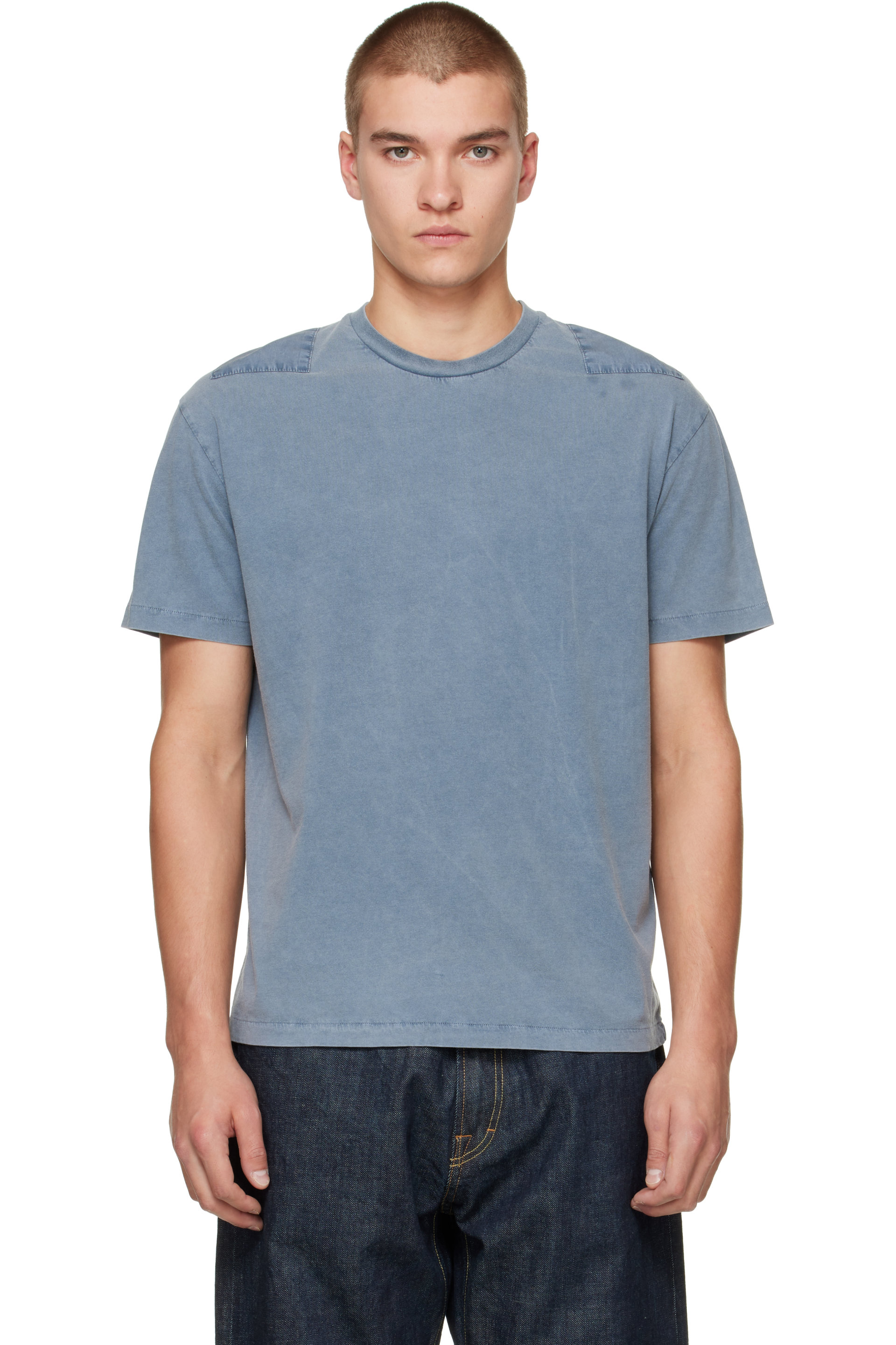 Stockholm (Surfboard) Club - Blue Garment Dyed T-shirt