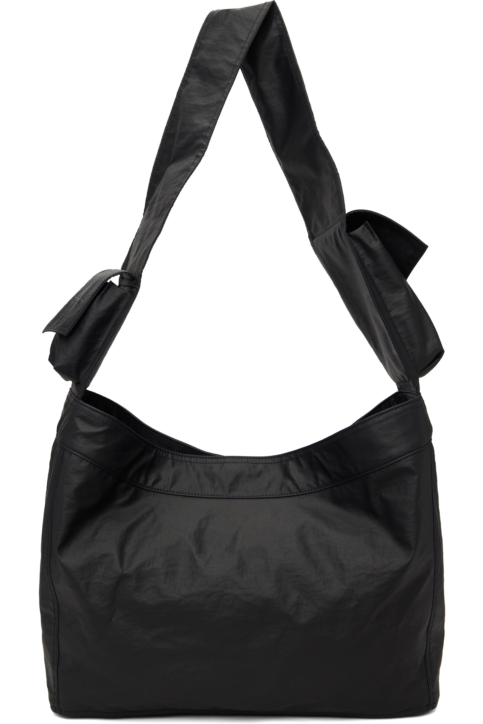 Y-3 - Black Newspaper L Bag