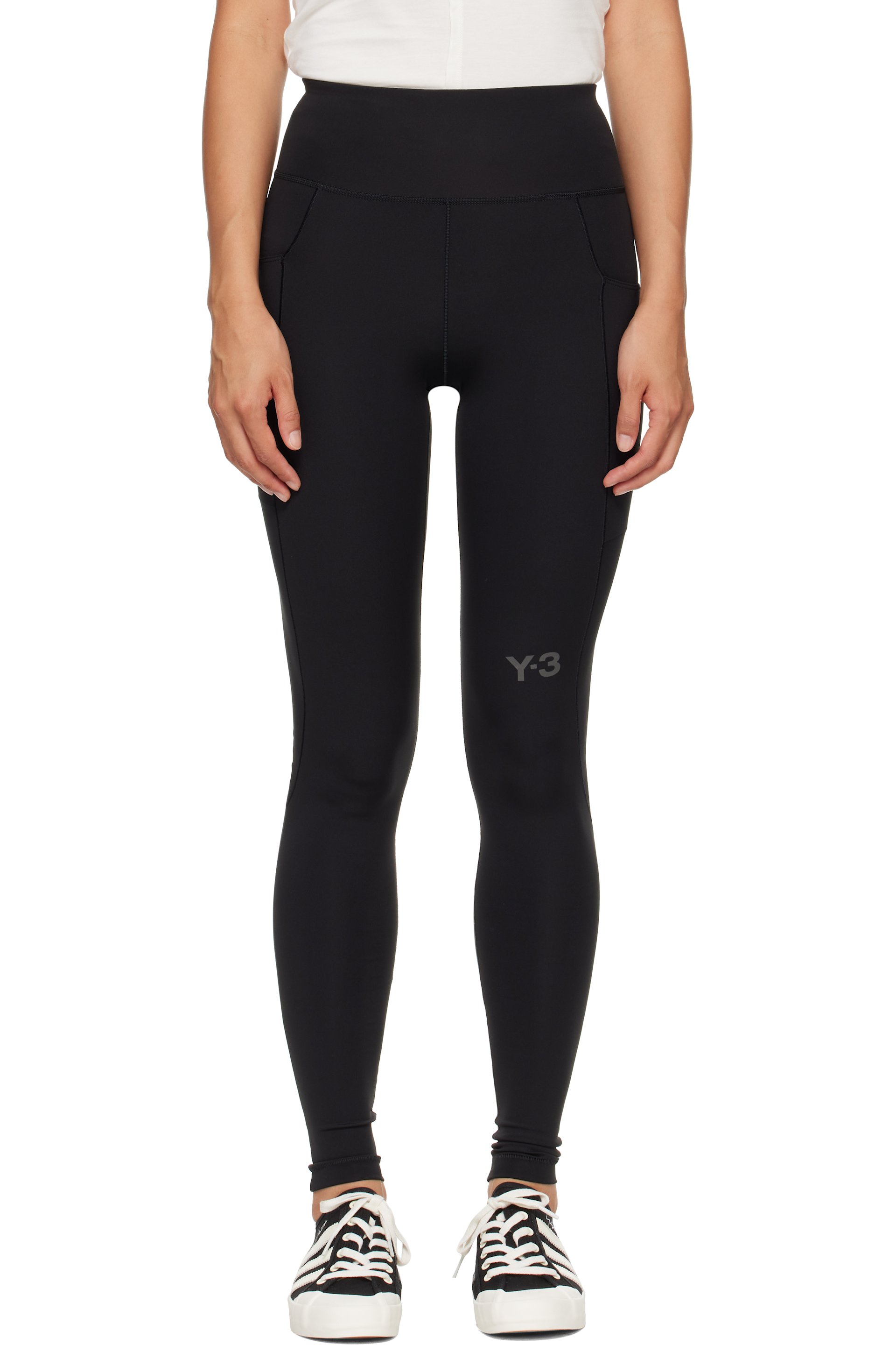 Y-3 - Black 'Y-3 Running' Leggings