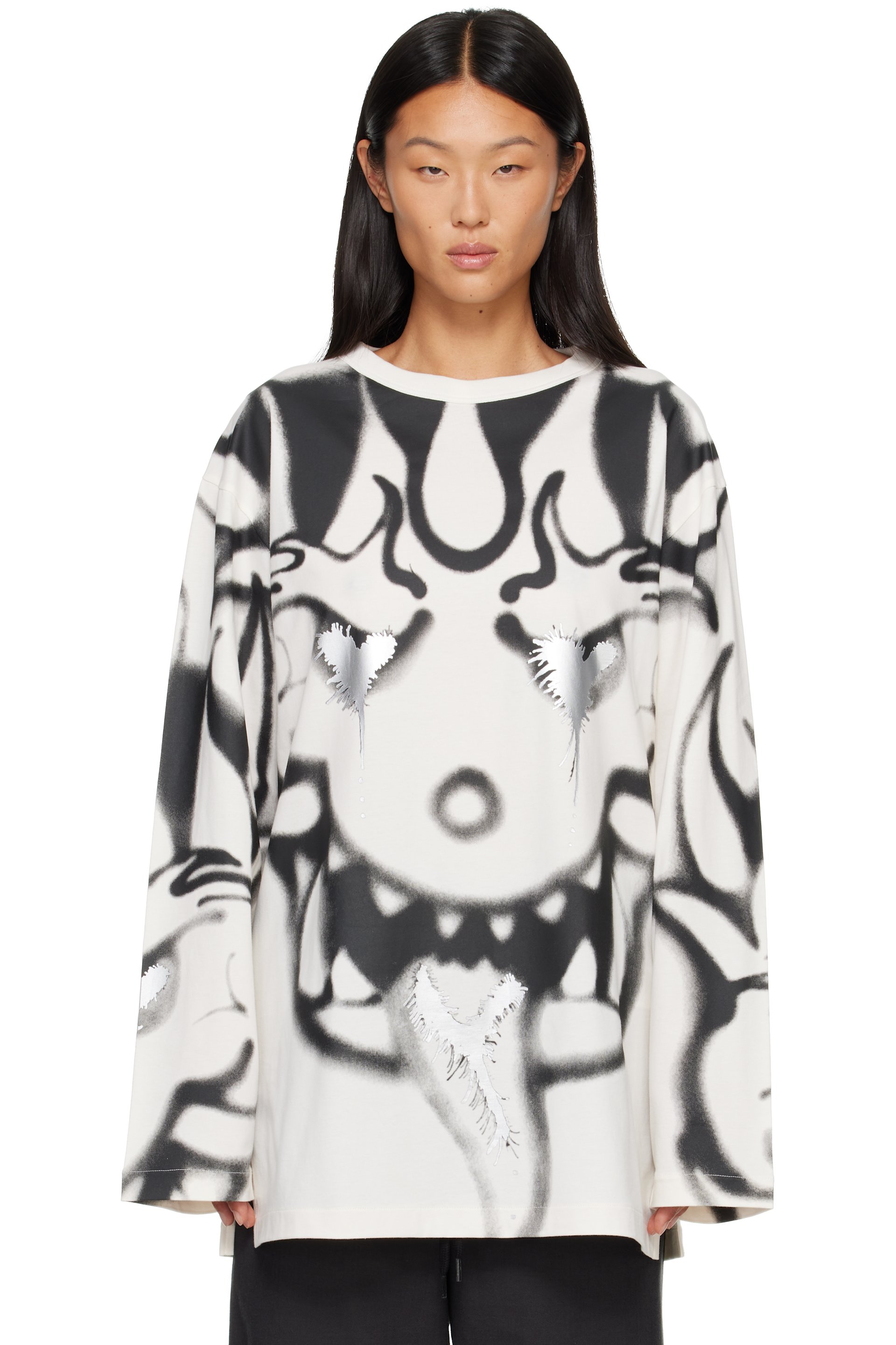 Y-3 - Off-White Chito Edition 'Y-3' Graphic Long Sleeve T-shirt