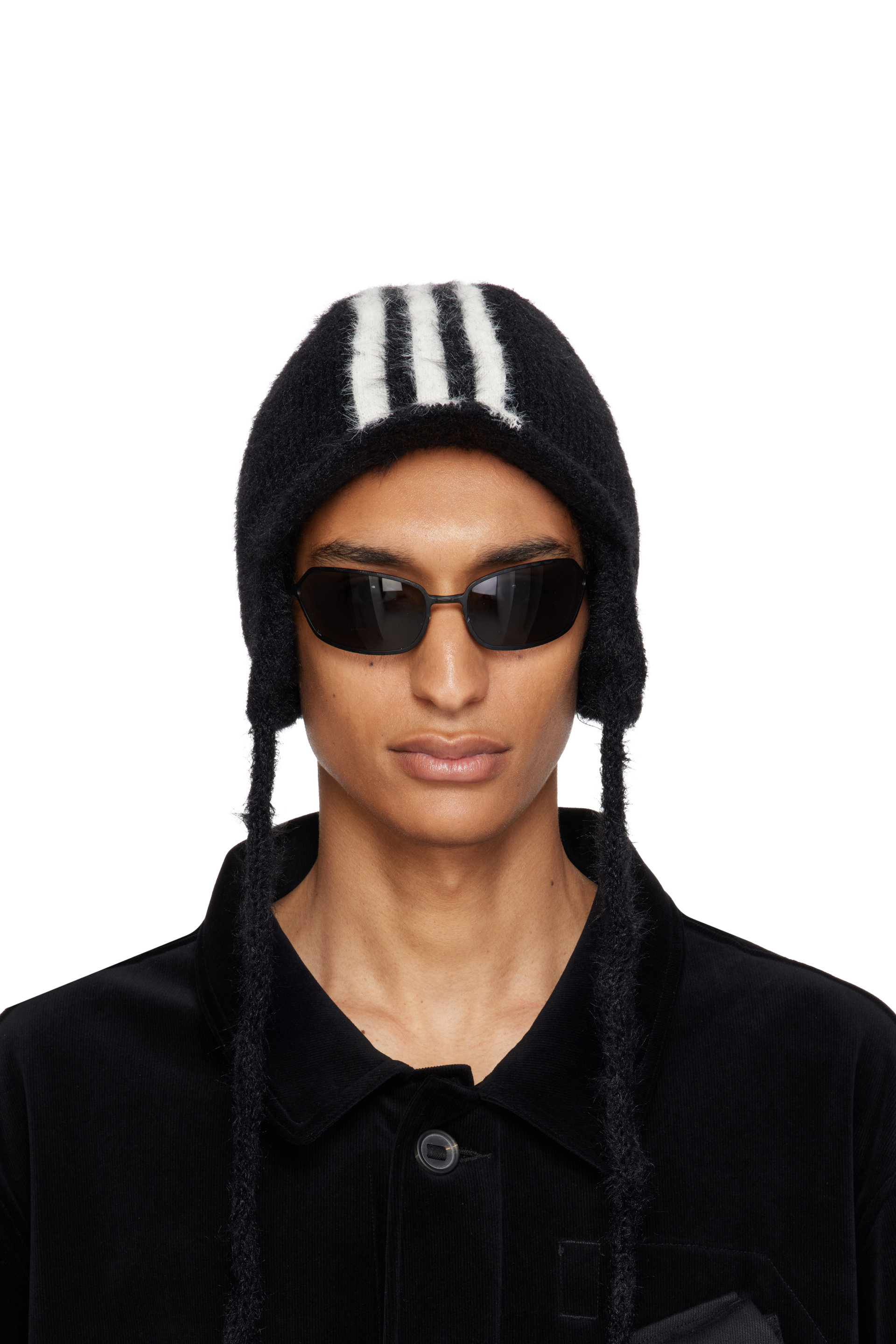 Y-3 - Black Stripes Bonnet Beanie