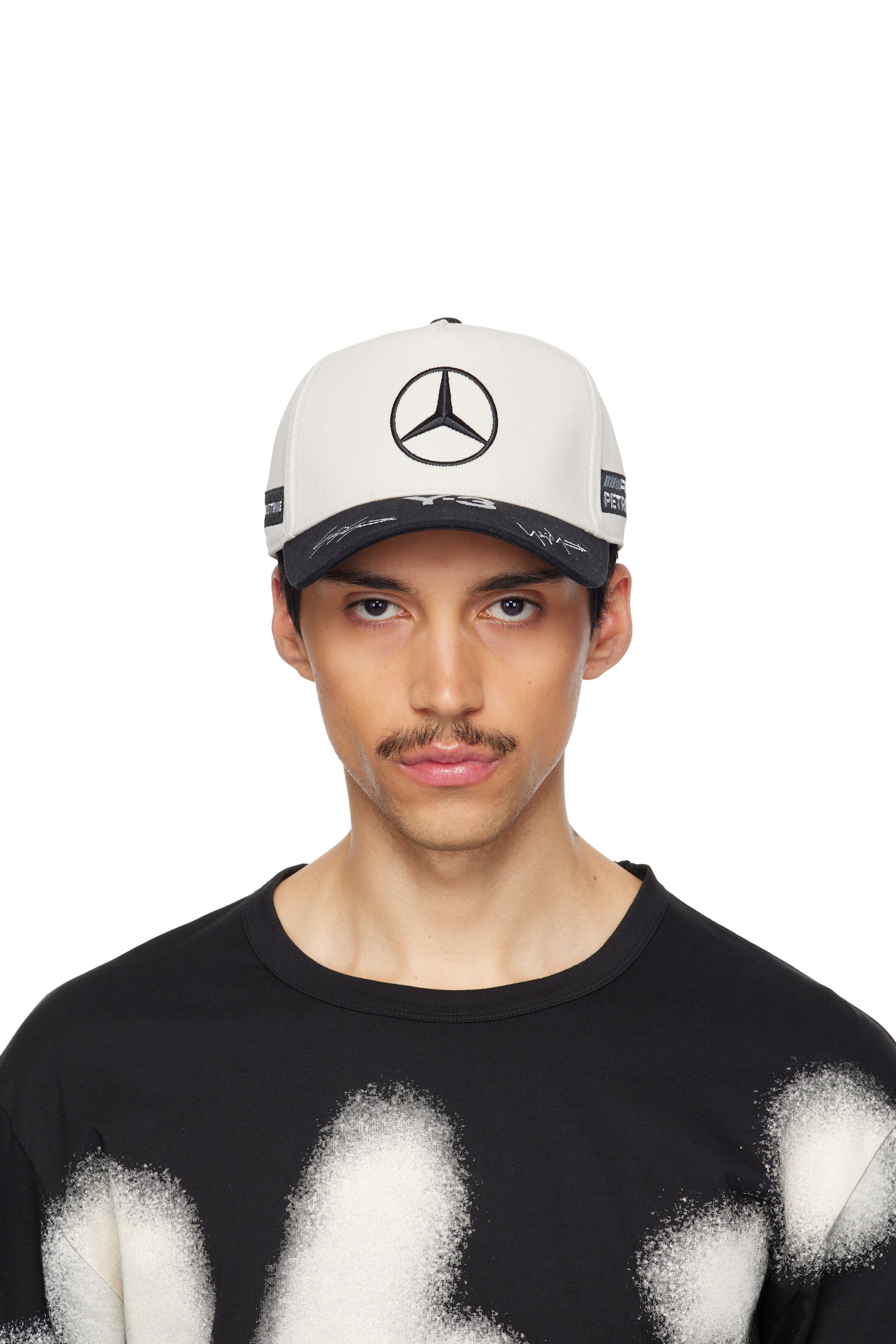 Y-3 - White & Black Mercedes-AMG F1 Edition Podium Cap