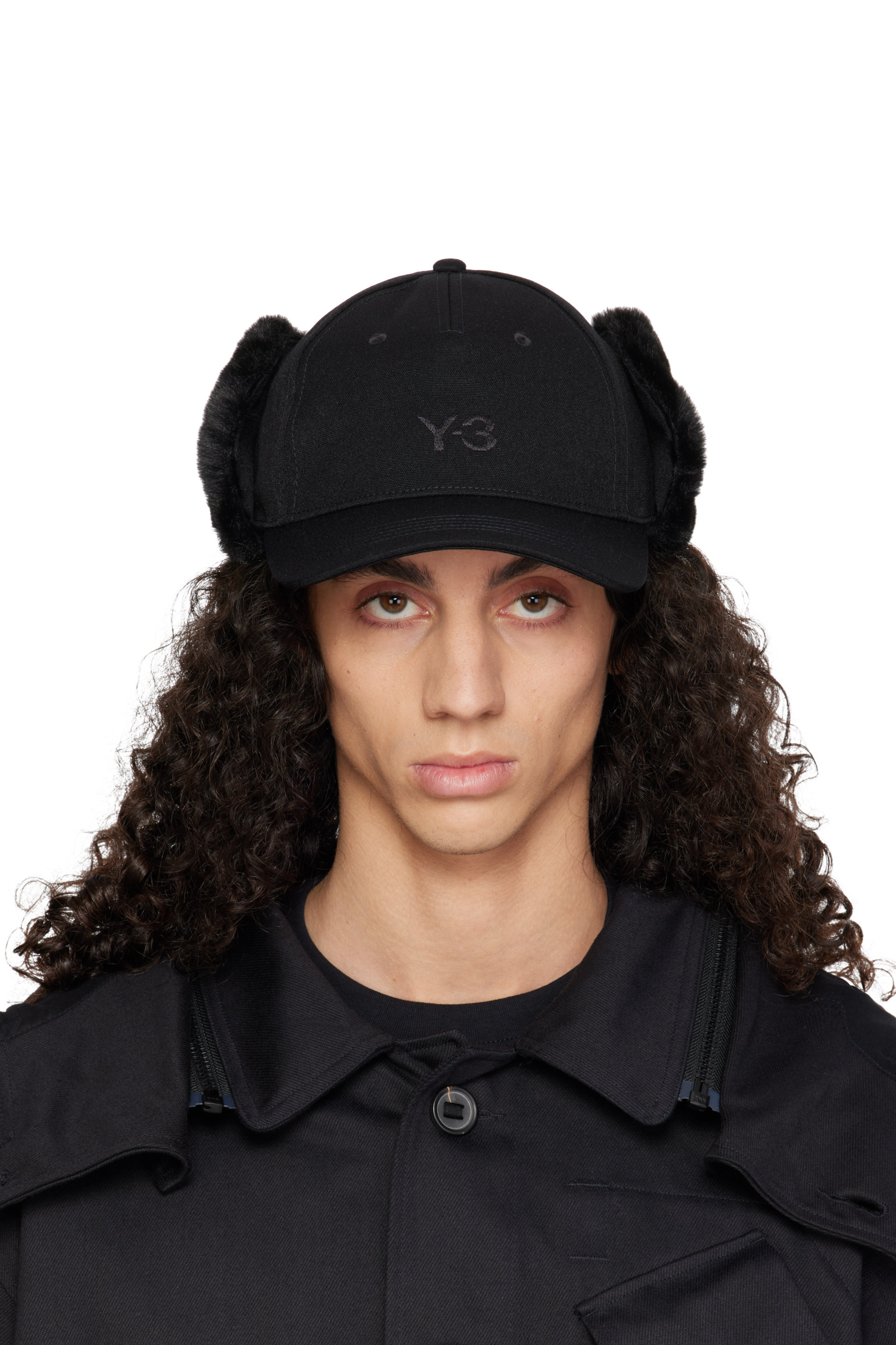 Y-3 - Black Ear Cap