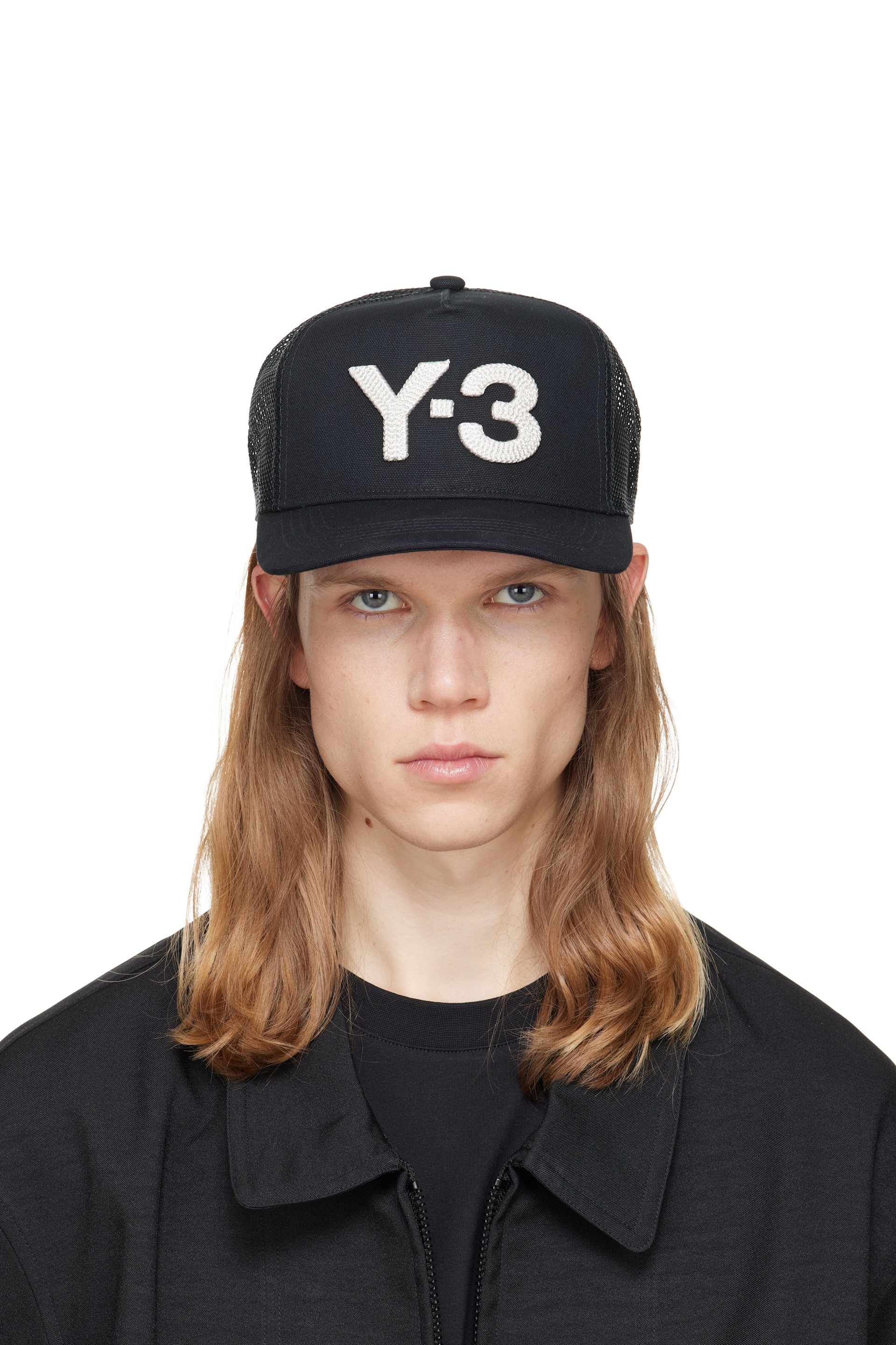 Y-3 - Black Trucker Cap