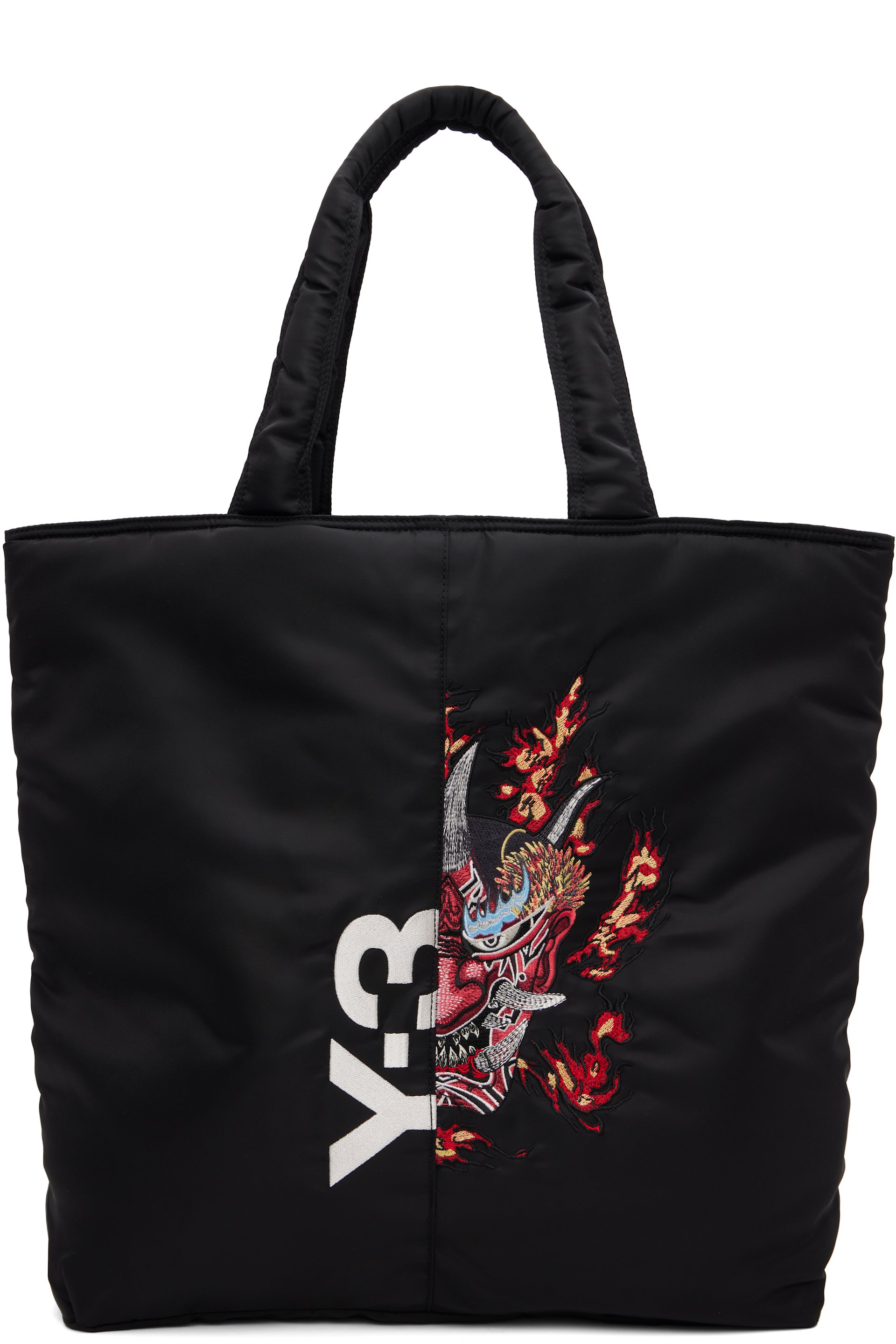 Y-3 - Black Graphic Tote