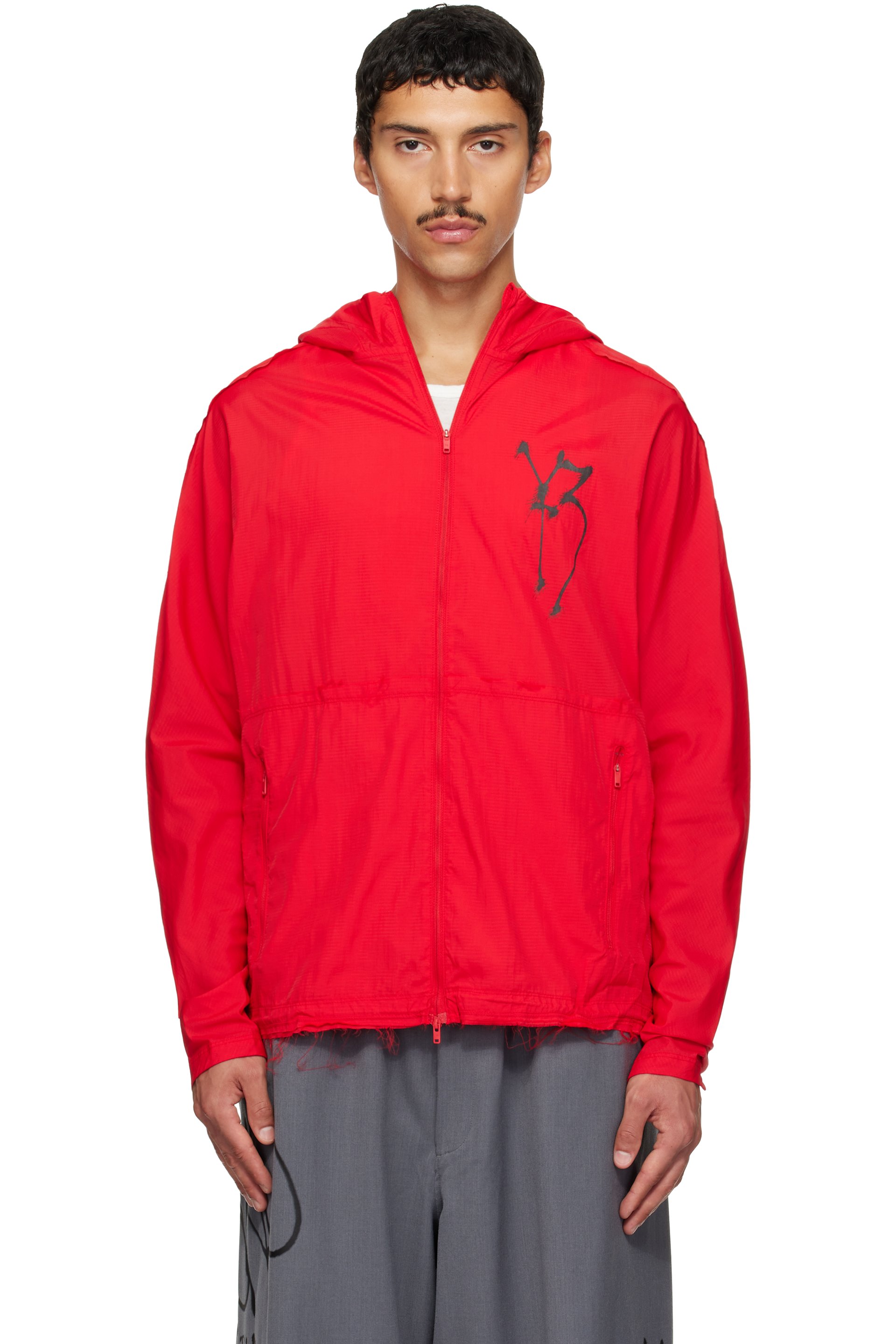 Y-3 - Red Chito Edition Graphic Running Track Jacket