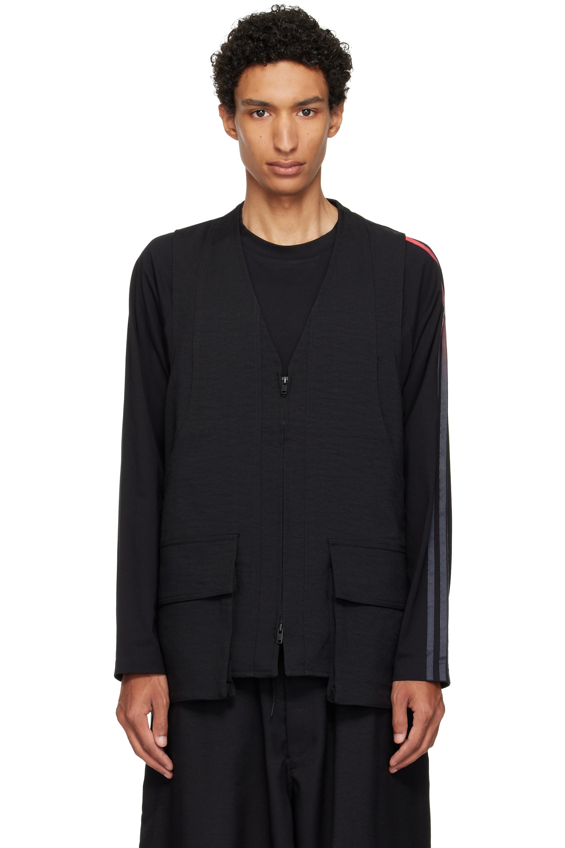 Y-3 - Black Sport Uniform Pocket Vest