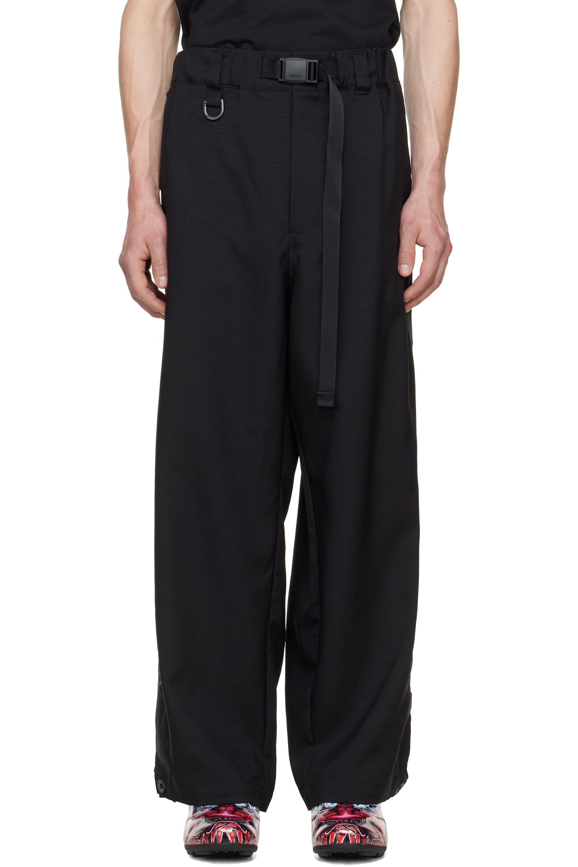 Y-3 - Black Sport Uniform Adaptive 3-Stripes Trousers