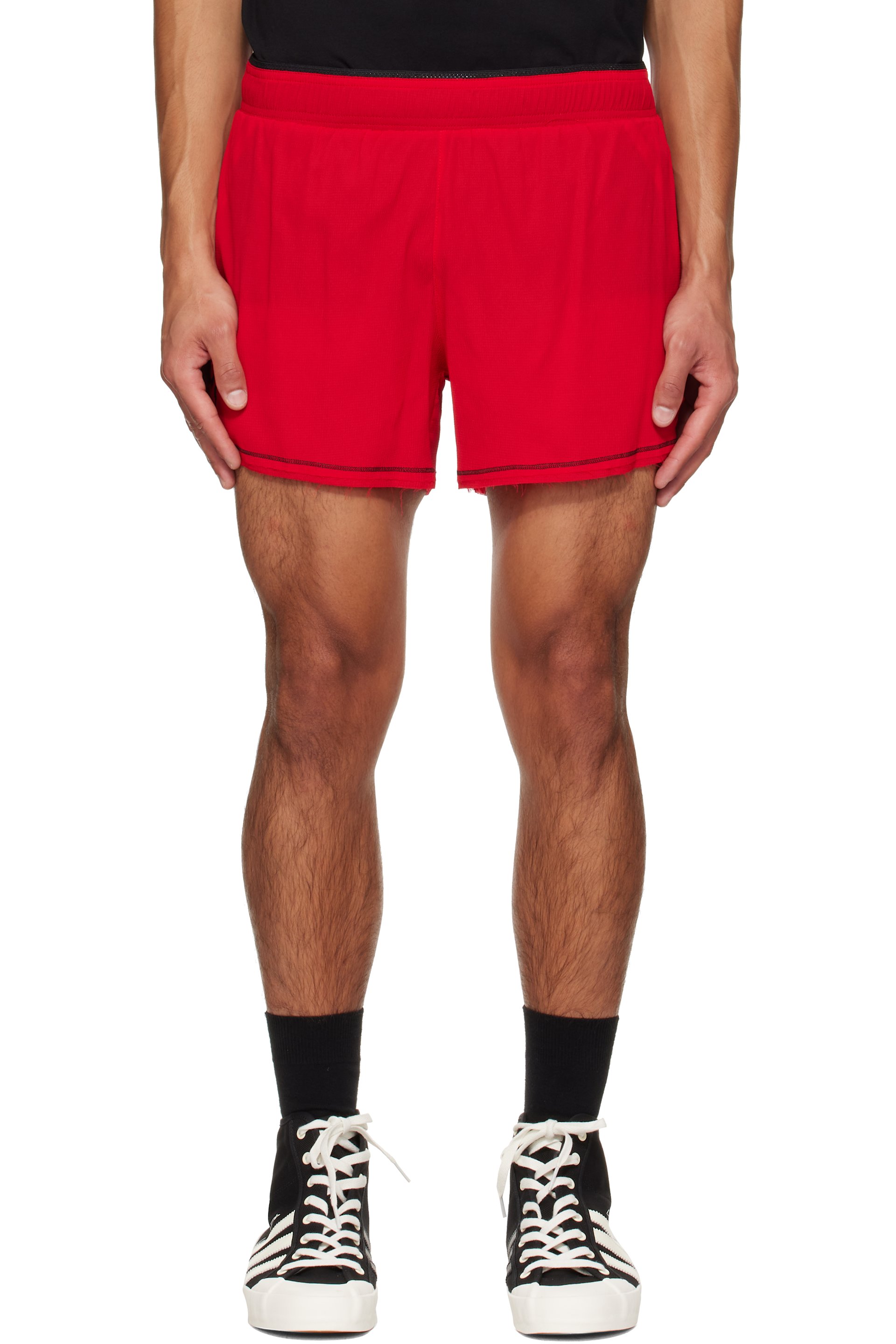 Y-3 - Red Chito Edition Graphic Running Shorts