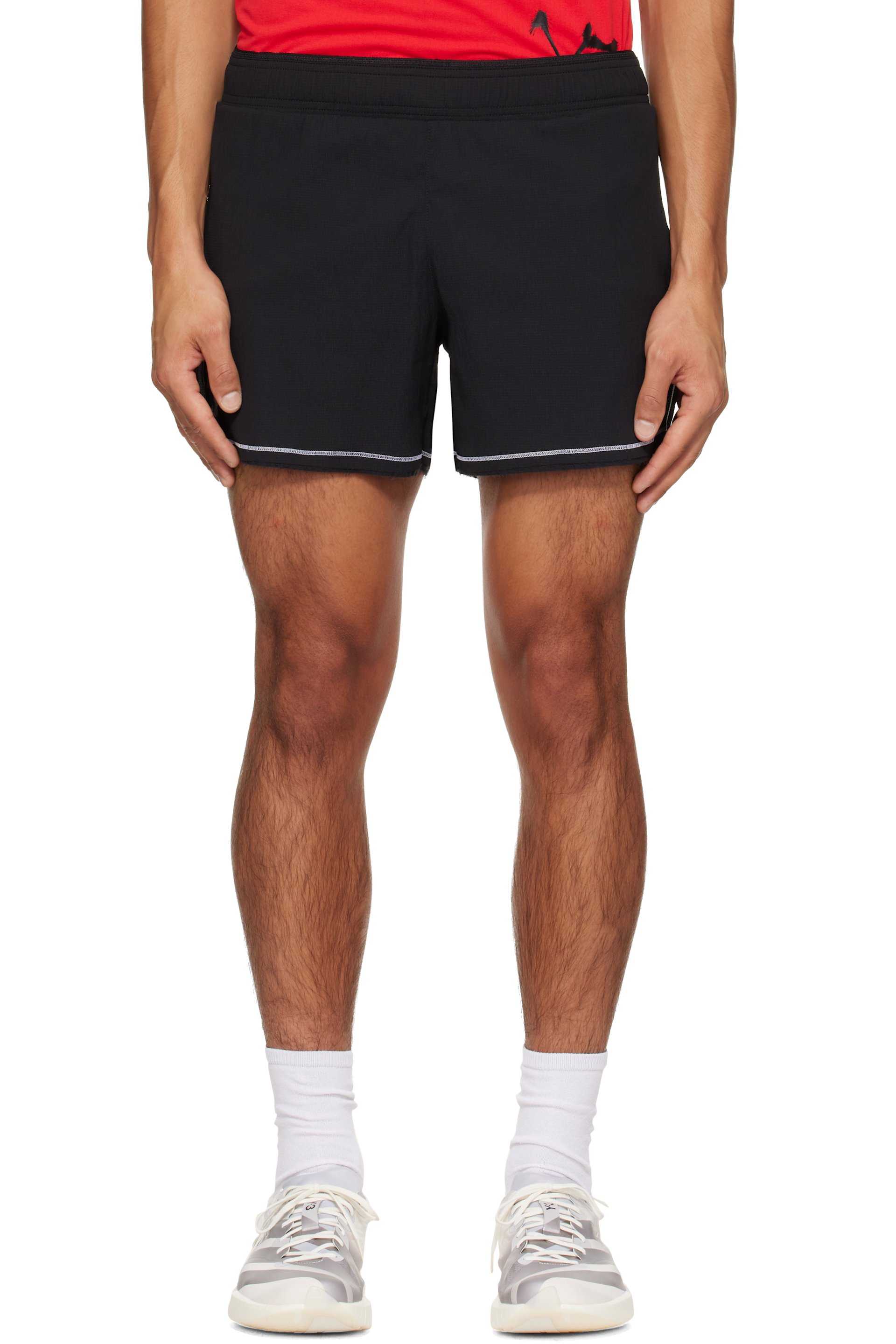 Y-3 - Black Chito Edition Graphic Running Shorts