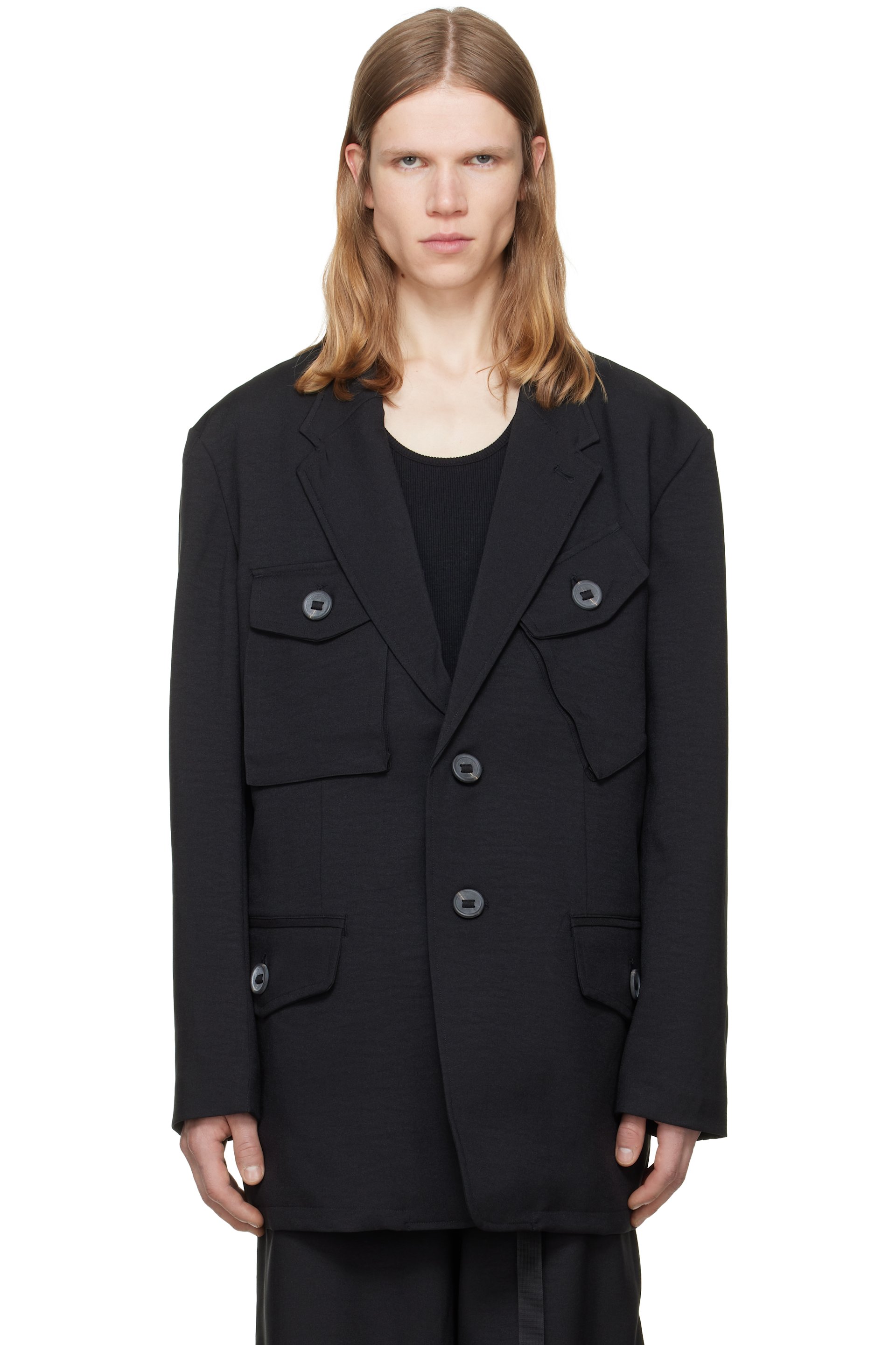 Y-3 - Black Sport Uniform Chore Jacket
