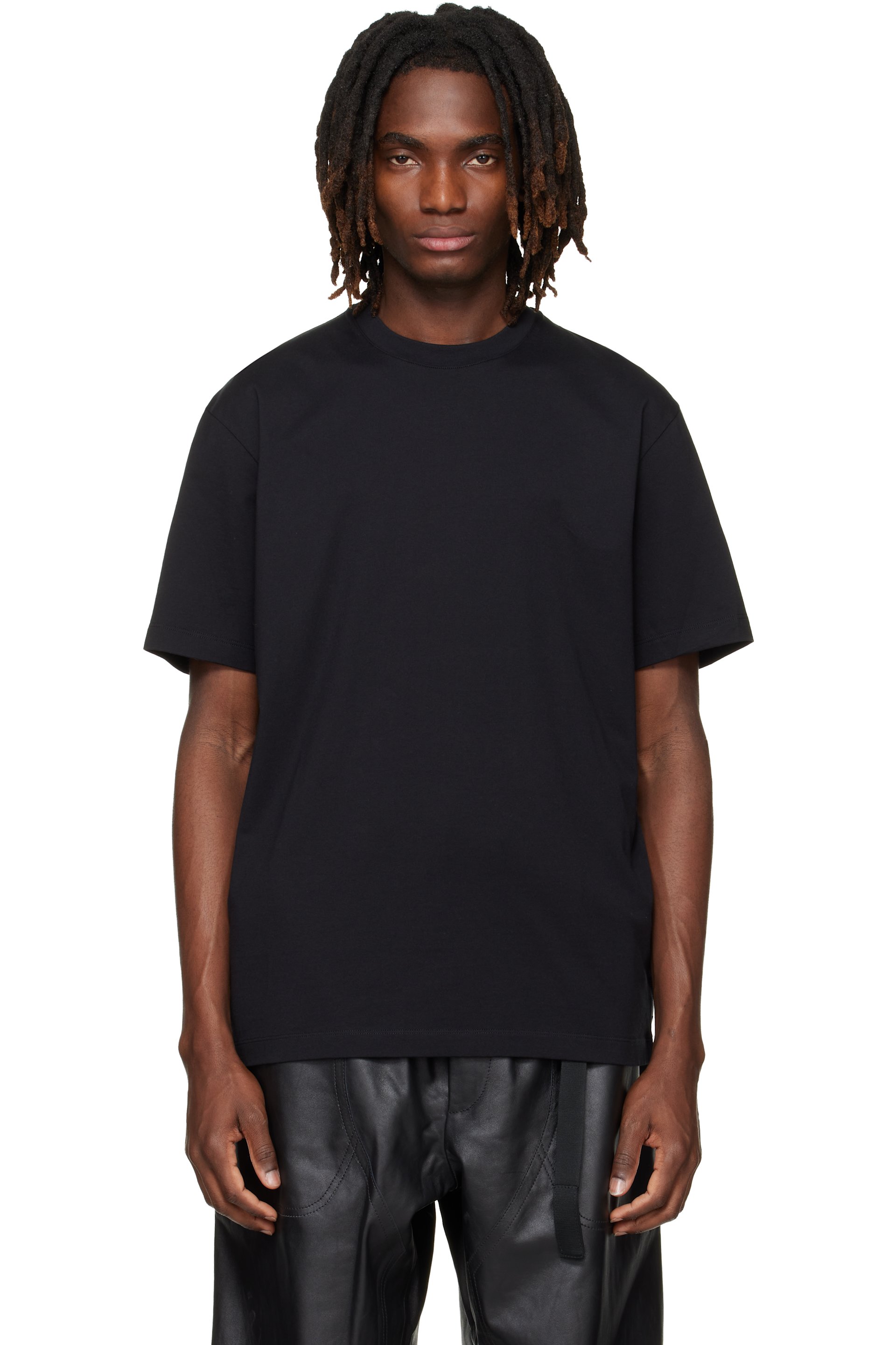Y-3 - T-shirt noir à logo d'étoile édition Mercedes-AMG F1