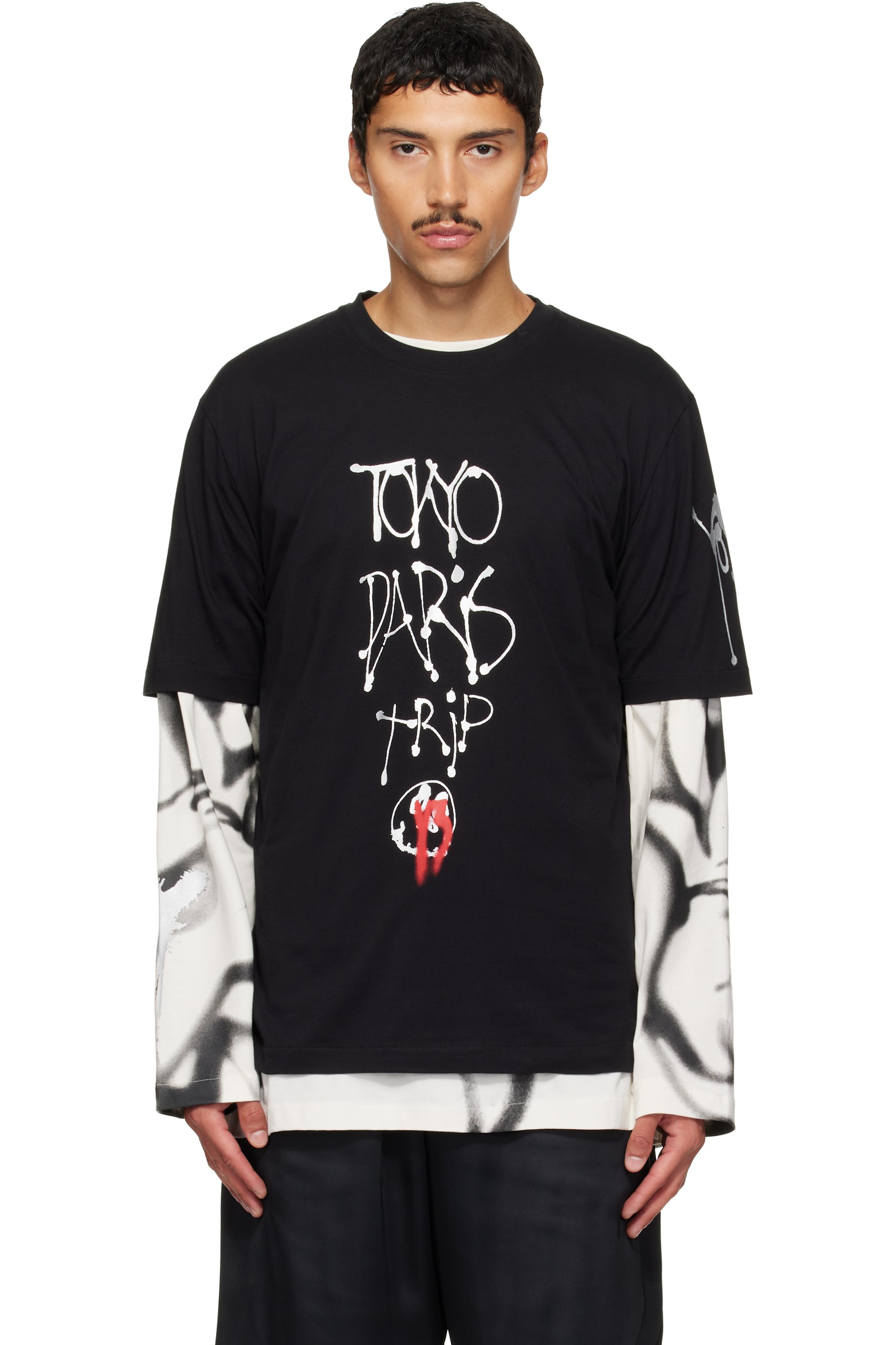 Y-3 - Black Chito Edition City Graphic Short Sleeve T-shirt