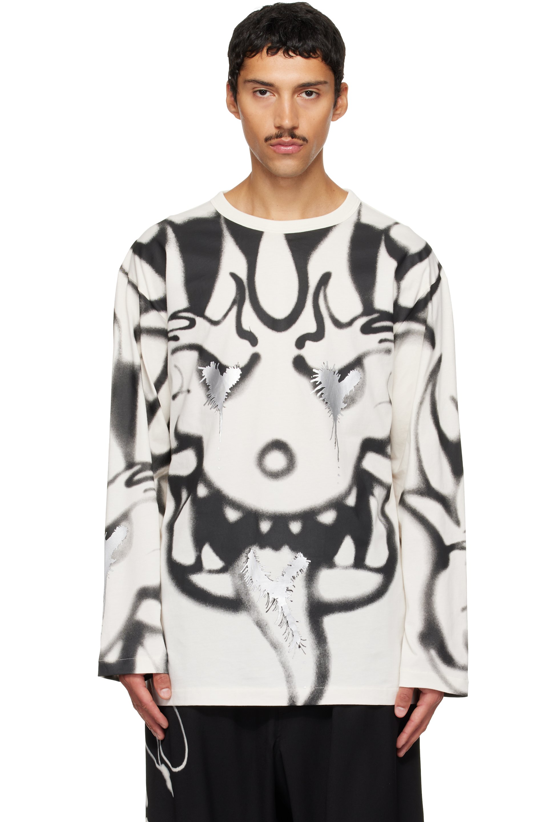 Y-3 - Off-White Chito Edition Graphic Long Sleeve T-shirt