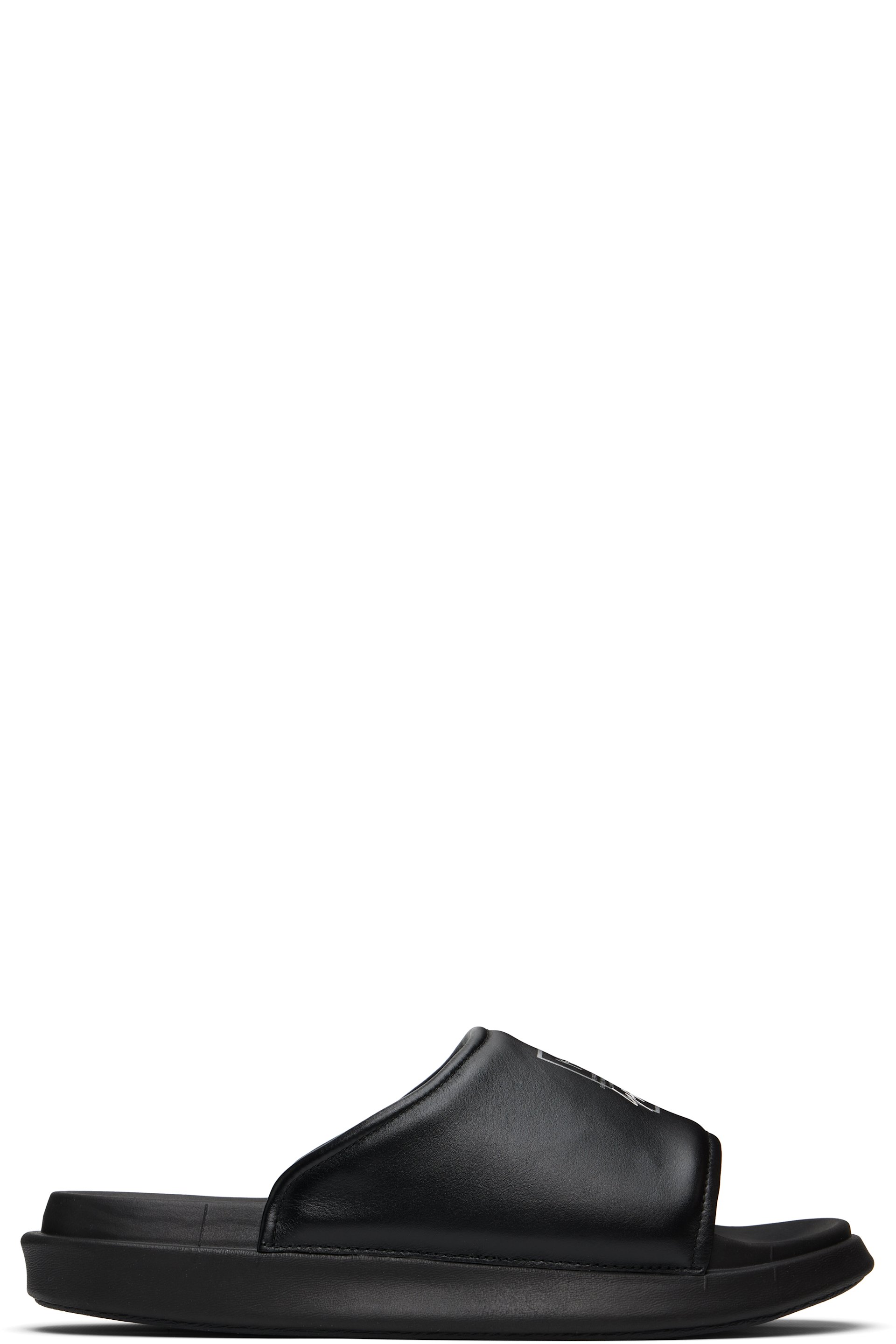 Y-3 - Black 'Y-3' Slides