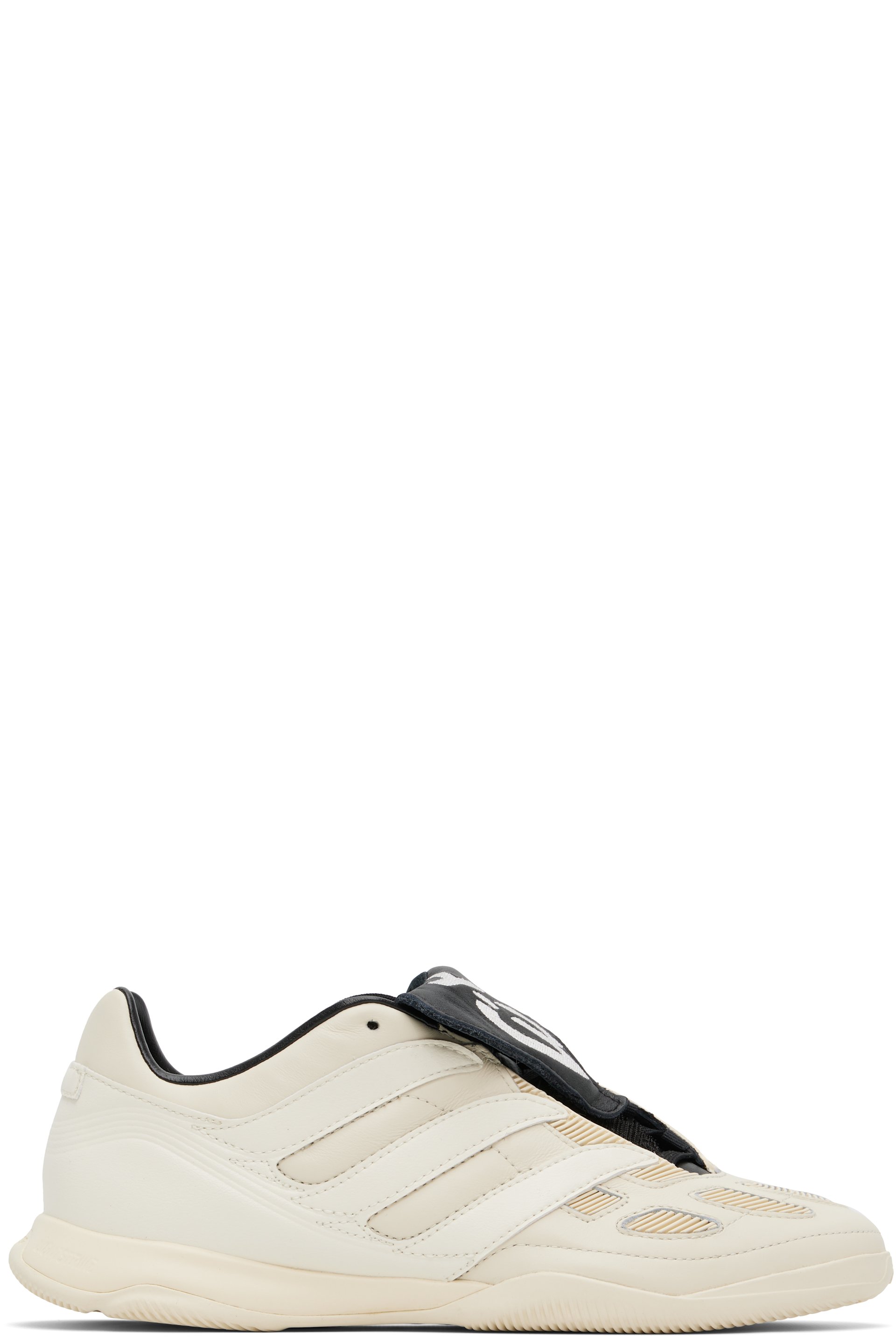 Y-3 - Off-White Leather Predator Precision Sneakers